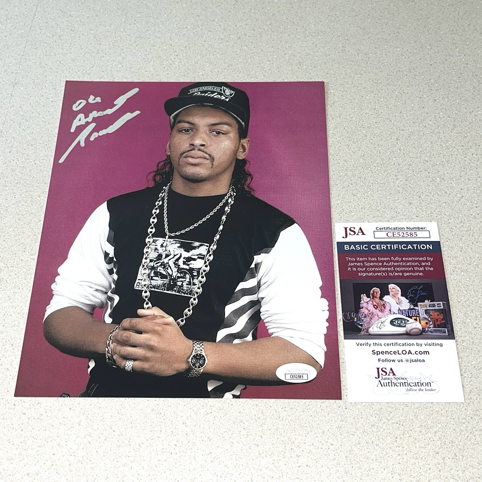 ARABIAN PRINCE signed autographed 8X10 PHOTO RAPPER N.W.A STRAIGHT OUTTA JSA COA