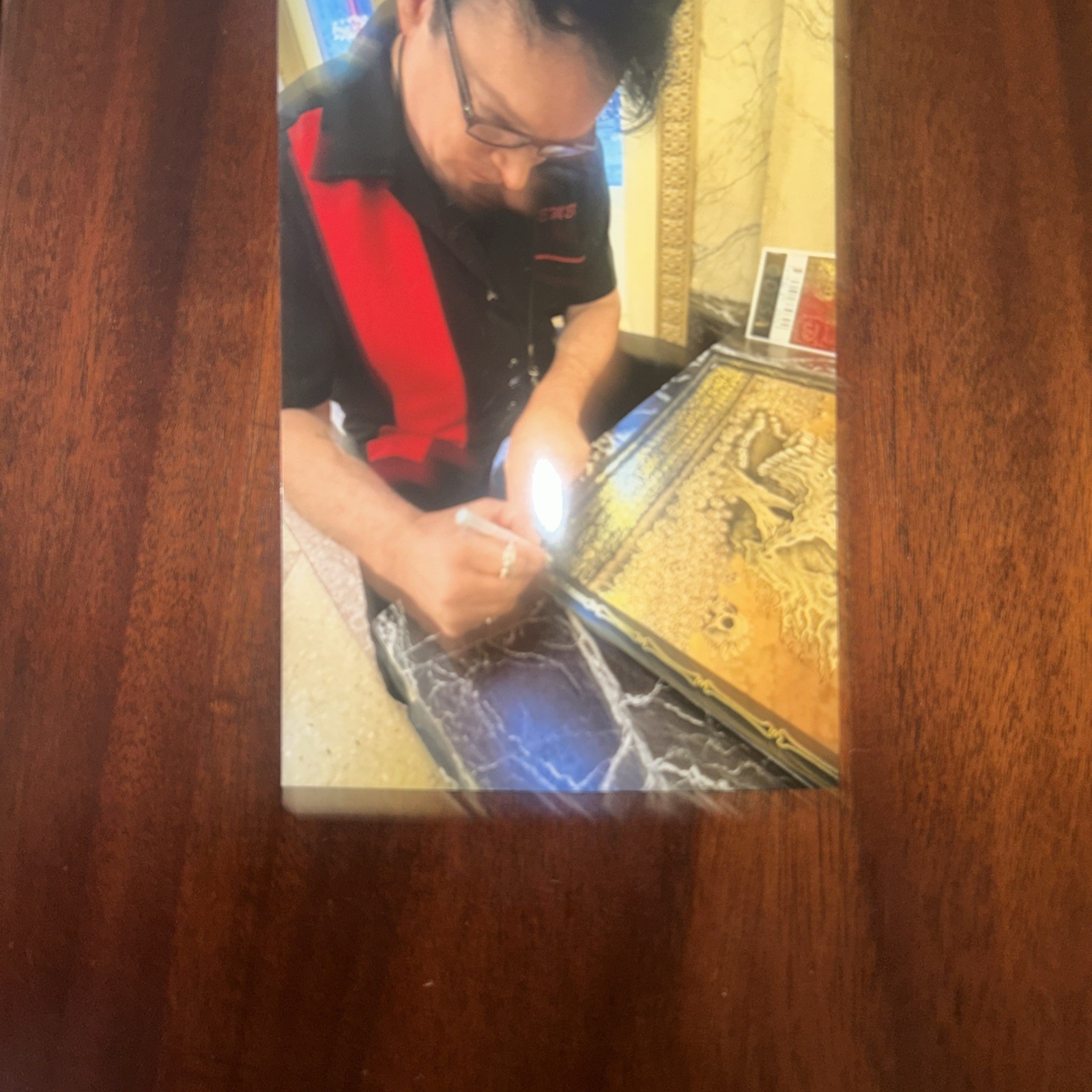 EMEK Orange Gold QOTSA Foil Poster Portland 21/66 With Extra Art/love From Emek