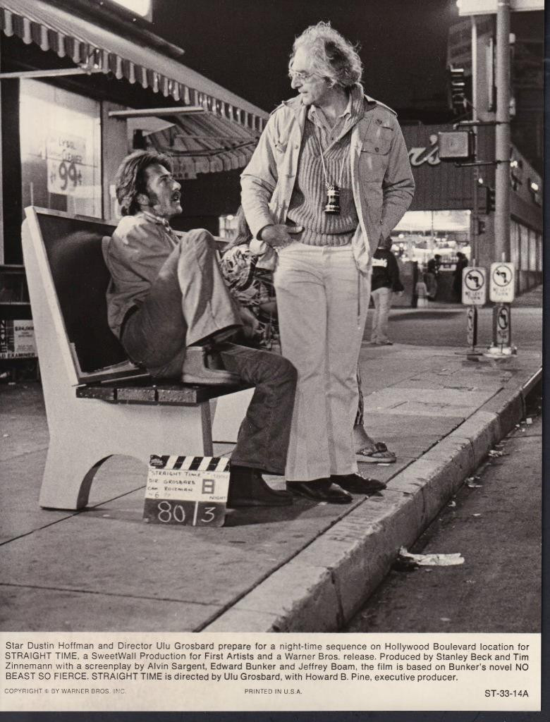Dustin Hoffman Dir. Ulu Grosbard Straight Time 1978 original movie photo 47407