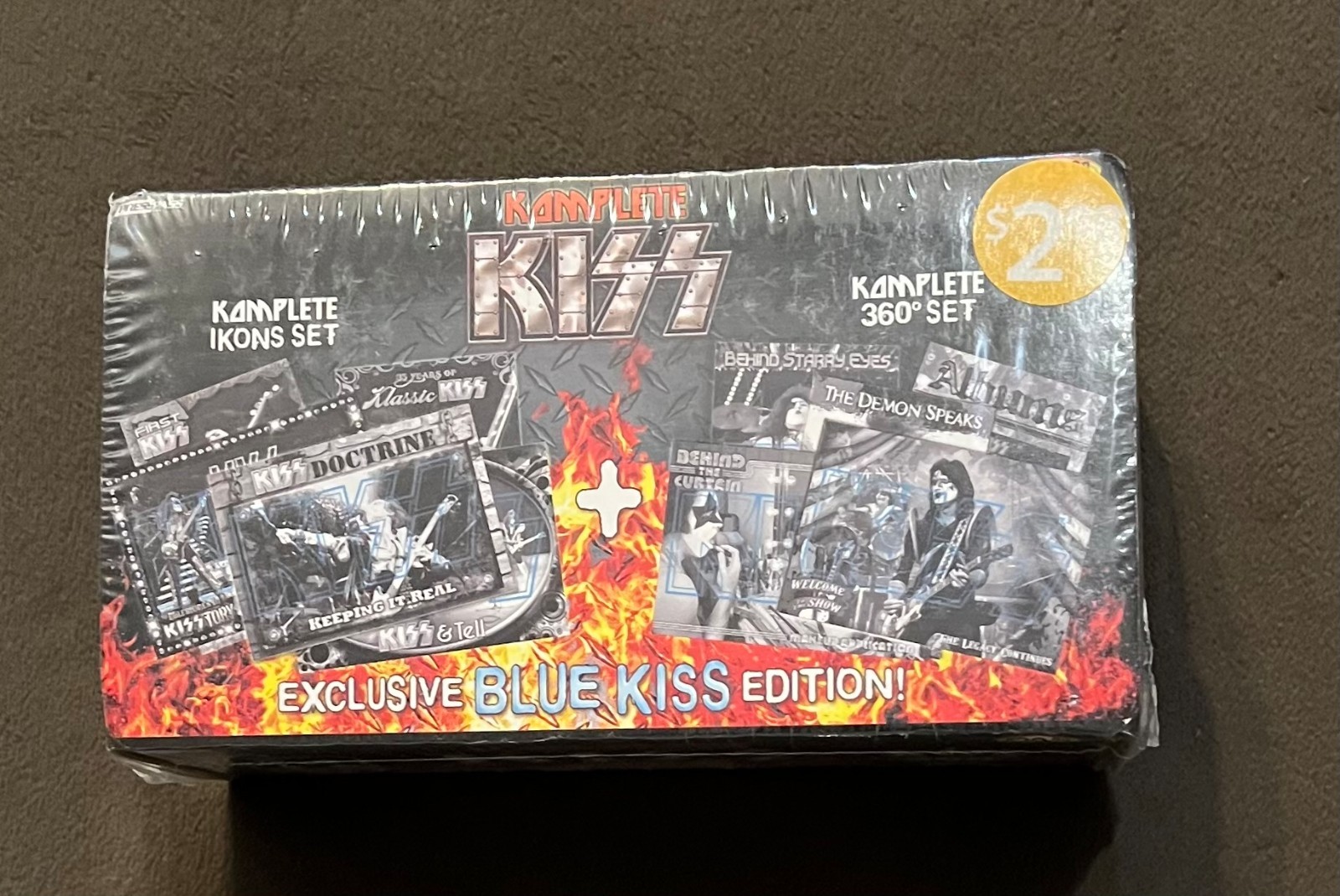 Kiss Komplete 360 & IKONS 90 card Set Complete In Box 180 Cards Sealed New