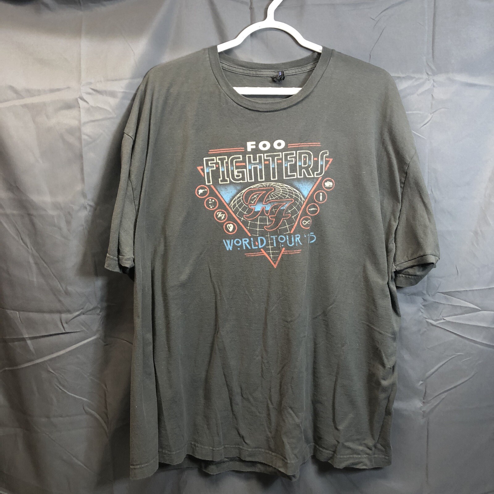 Foo Fighters 2015 World Tour Band Tee Shirt Toronto Canada 3XL Ringspun Cotton