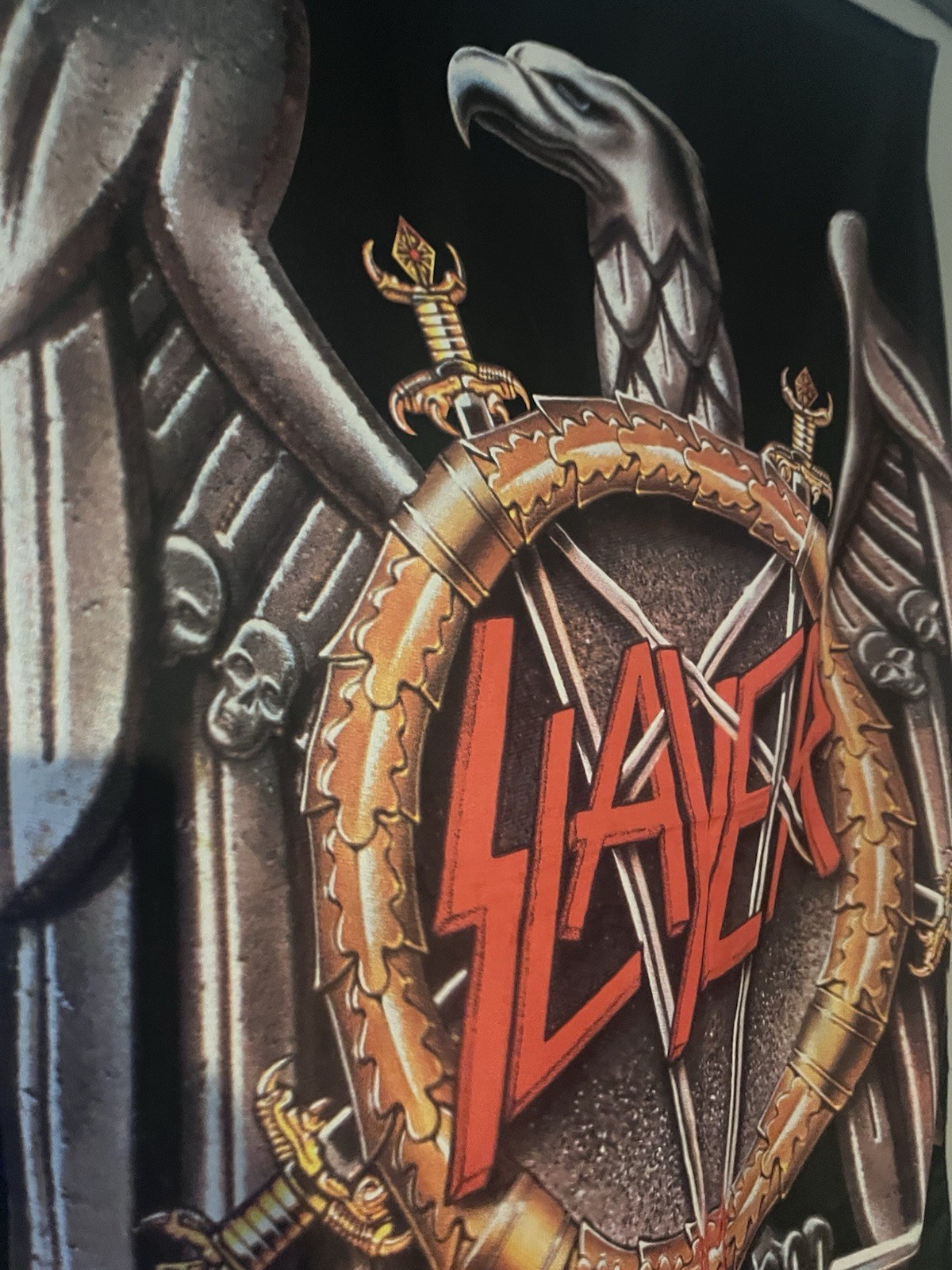 Slayer 1995 Licensed Brockum Heart Rock Italy Banner/Flag Poster Wall Print