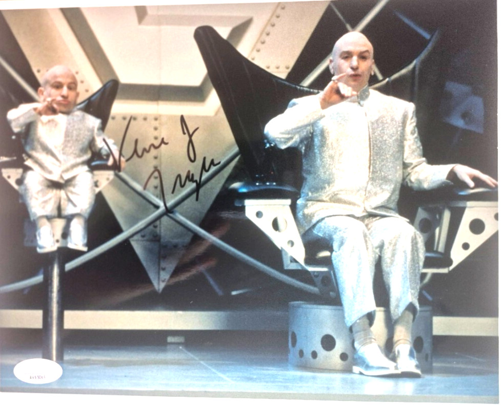 VERNE TROYER SIGNED AUTOGRAPHED 8X10 AUSTIN POWERS MIKE MYERS PHOTO JSA COA