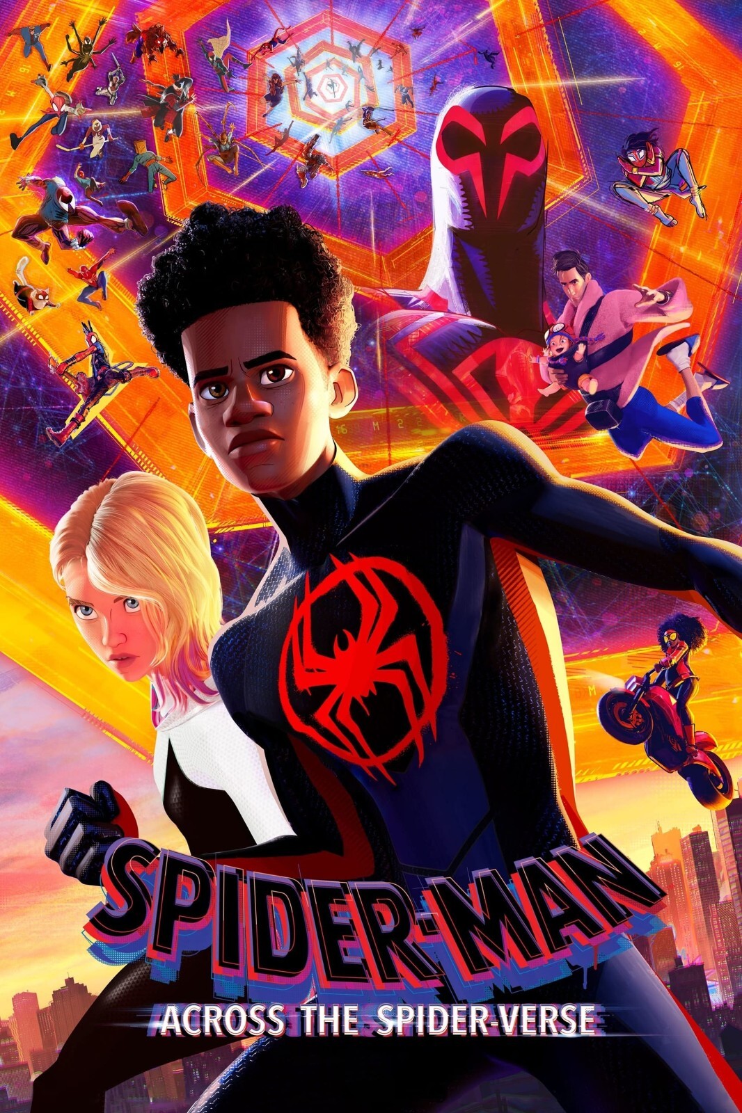 2023 Spider Man Across The Spiderverse Movie Poster 11X17 Miles Morales Parker🍿