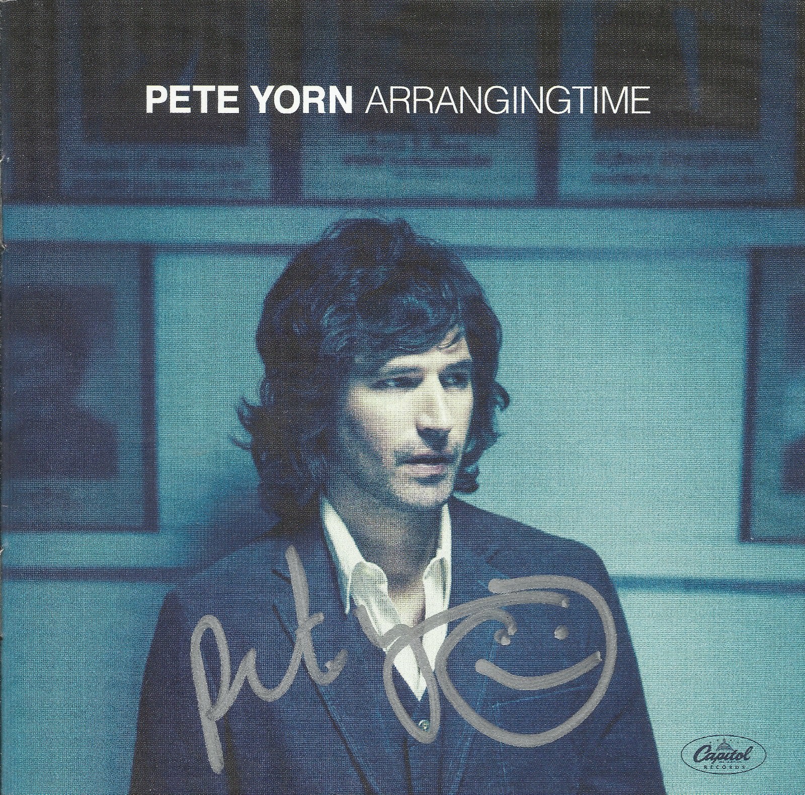 Arranging Time * by Pete Yorn (CD, 2016, Capitol) Signed