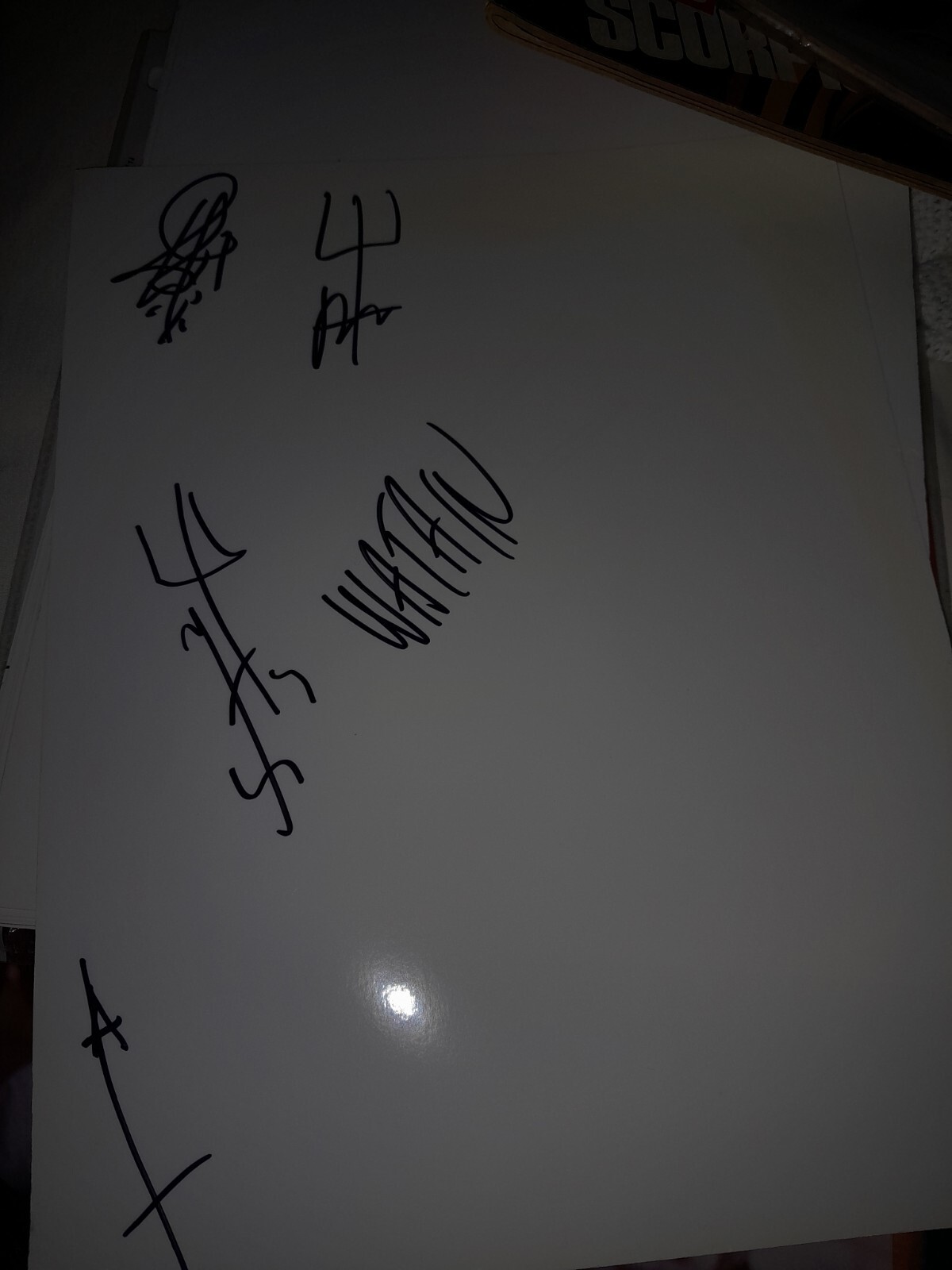 Watain Band Signed Photo Paper Glossy. SIGNED BY ALL MEMBERS