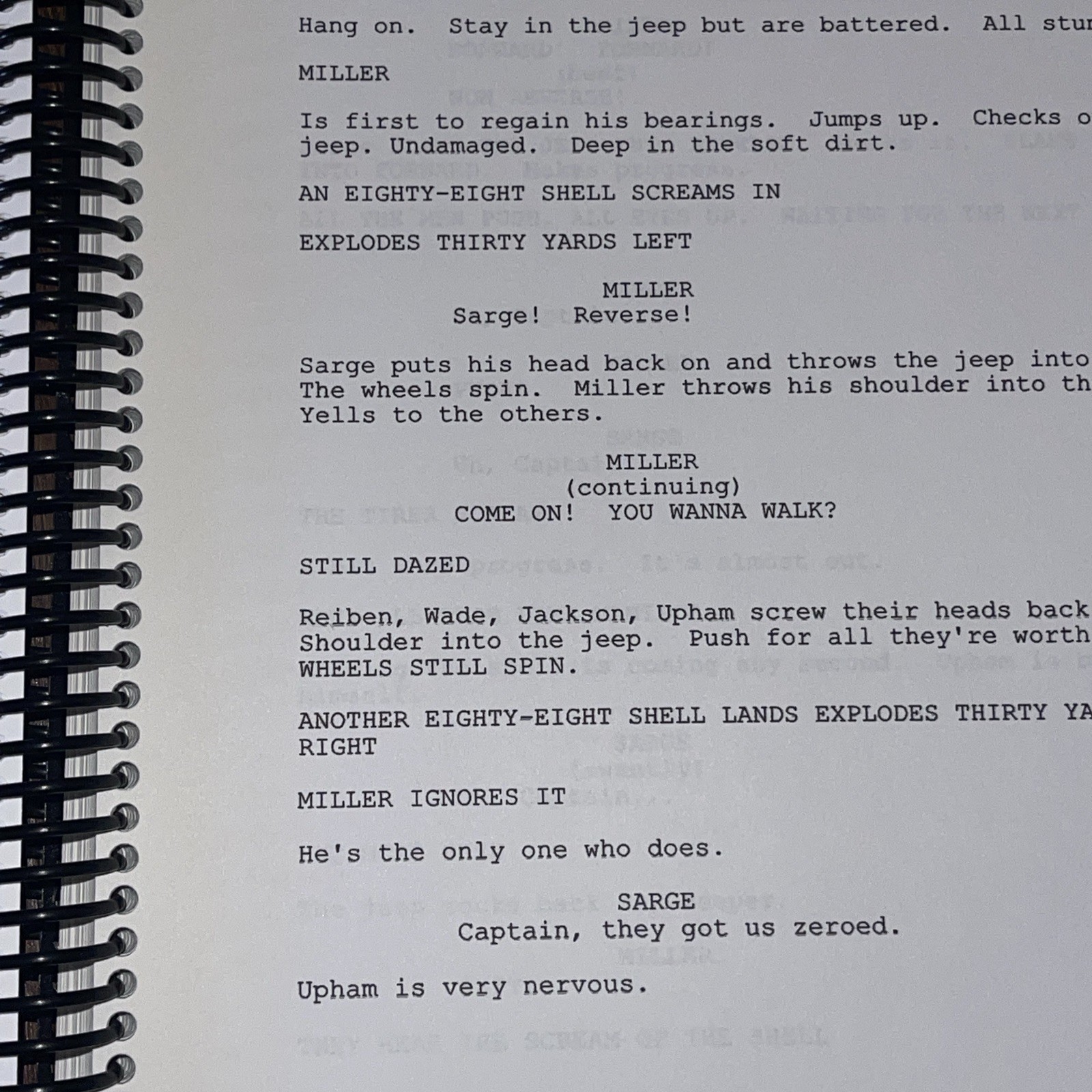 MATT DAMON SIGNED AUTOGRAPH SAVING PRIVATE RYAN FULL MOVIE SCRIPT – PSA