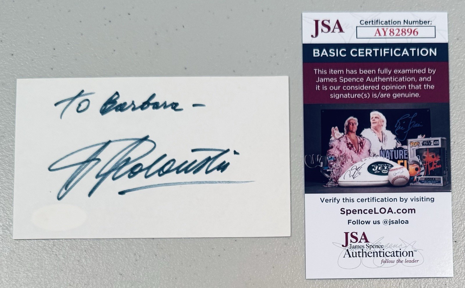 Roman Polanski Signed Autographed 3×5 Card JSA Cert Director Chinatown