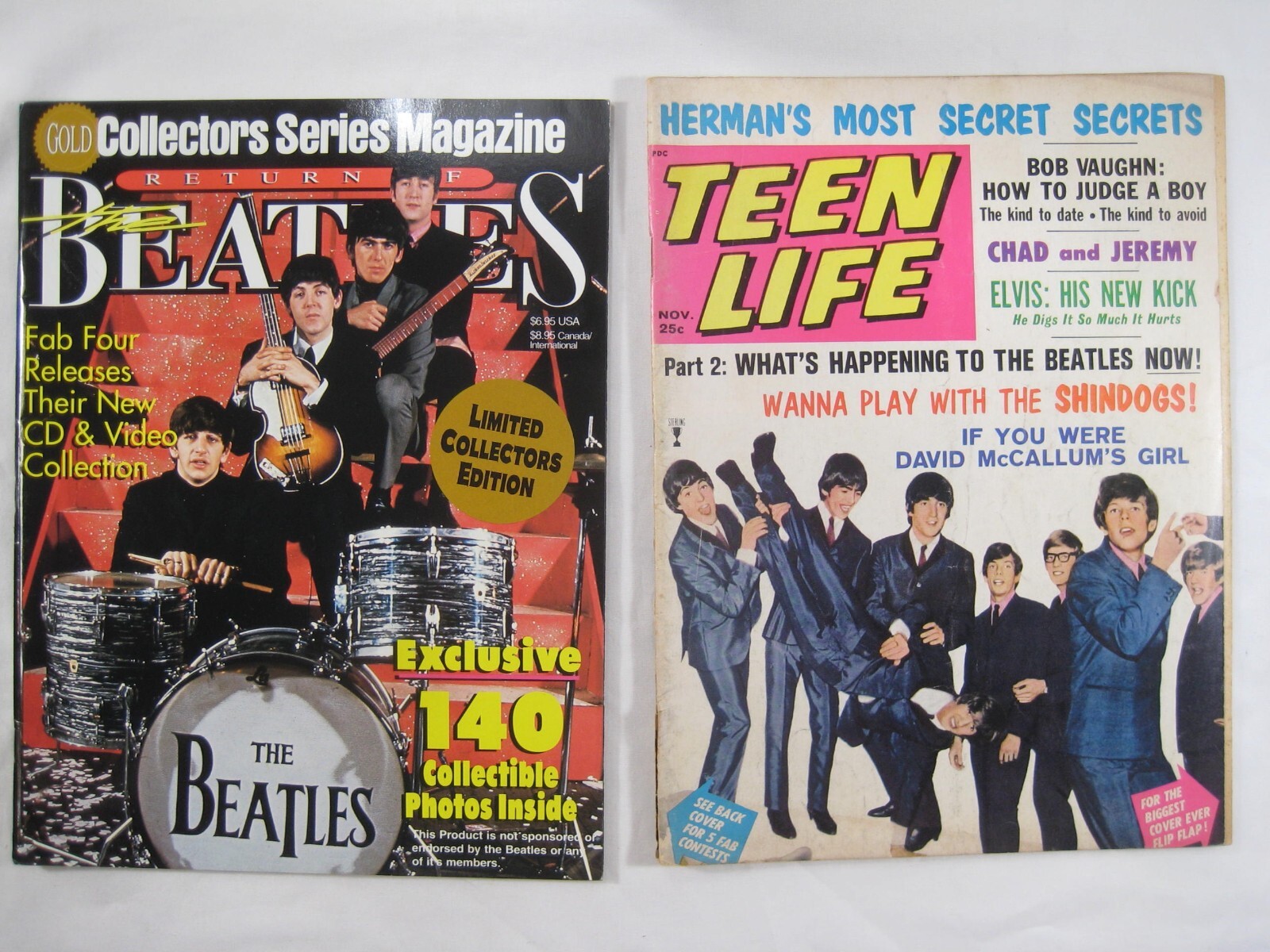 HUGE lot Beatles magazines collectables songbook program 15 historical items