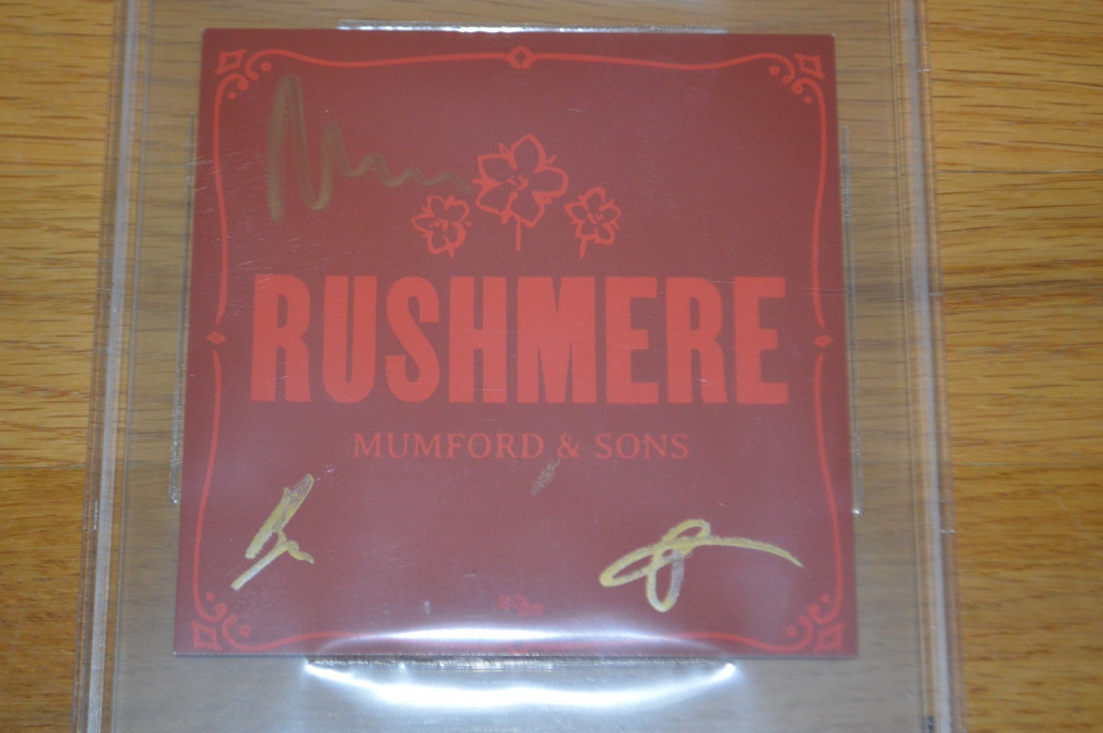 Mumford & Sons ~ Marcus +2 Signed “Rushmere” CD Booklet Encapsulated Beckett COA