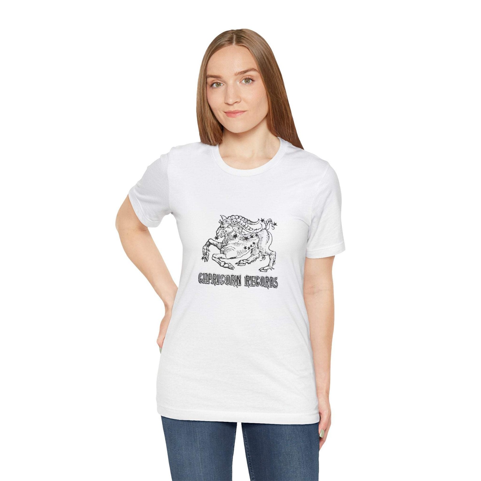 Vintage Capricorn Records Label Logo Unisex Jersey Short Sleeve T-Shirt
