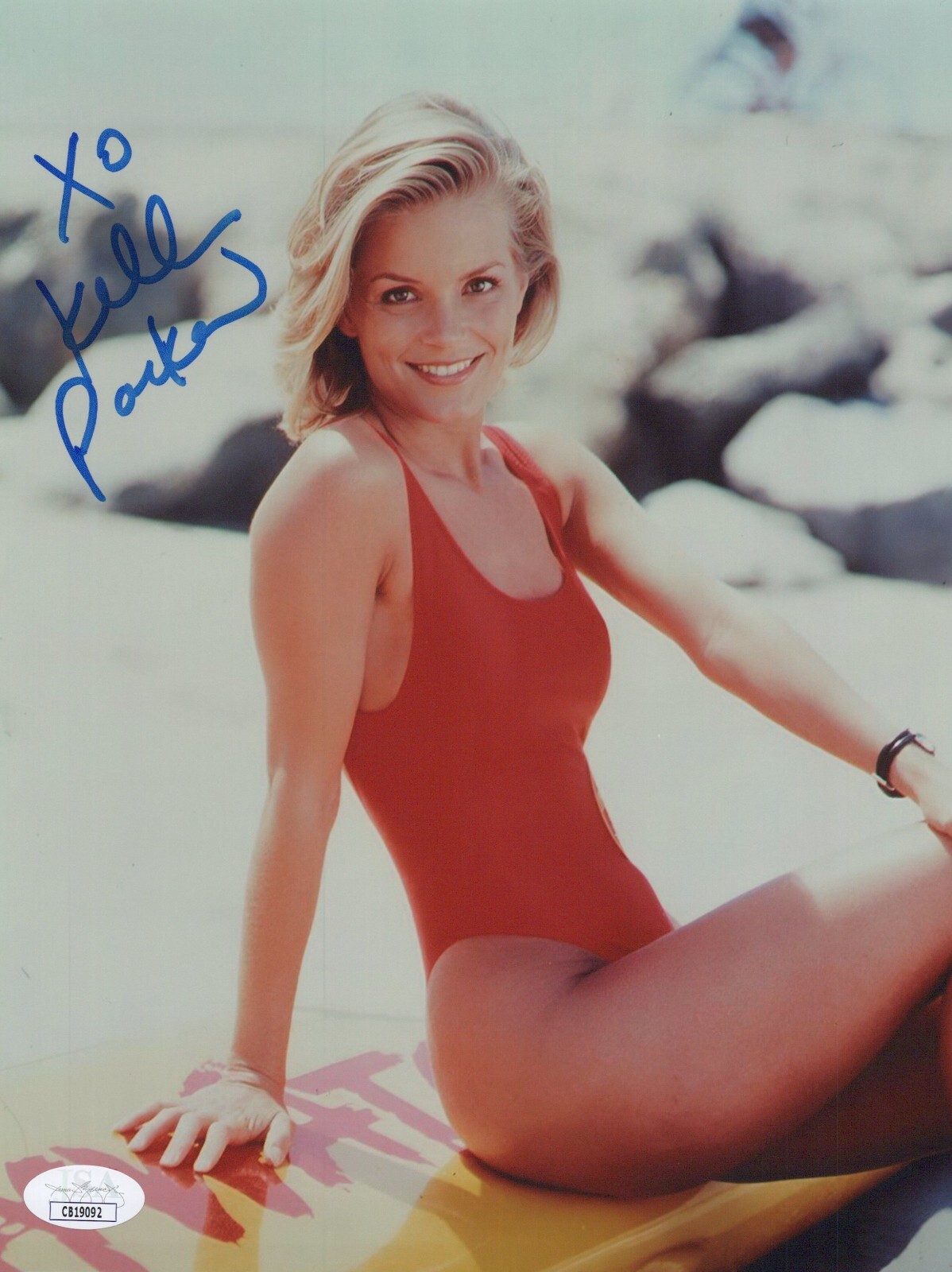 KELLY PACKARD Signed BAY WATCH 8×10 Photo Autograph JSA COA CERT