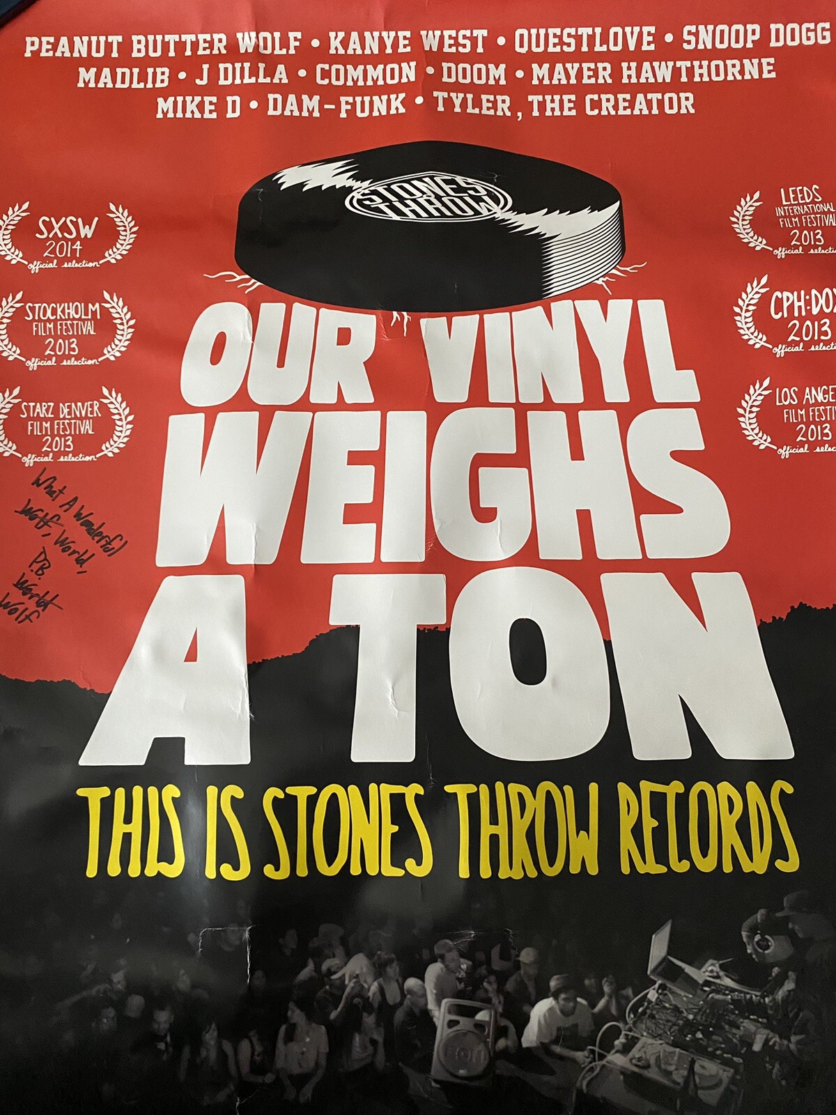 Stones Throw Records poster bundle, MADLIB, MF DOOM, STONES THROW, PB WOLF, L.A.