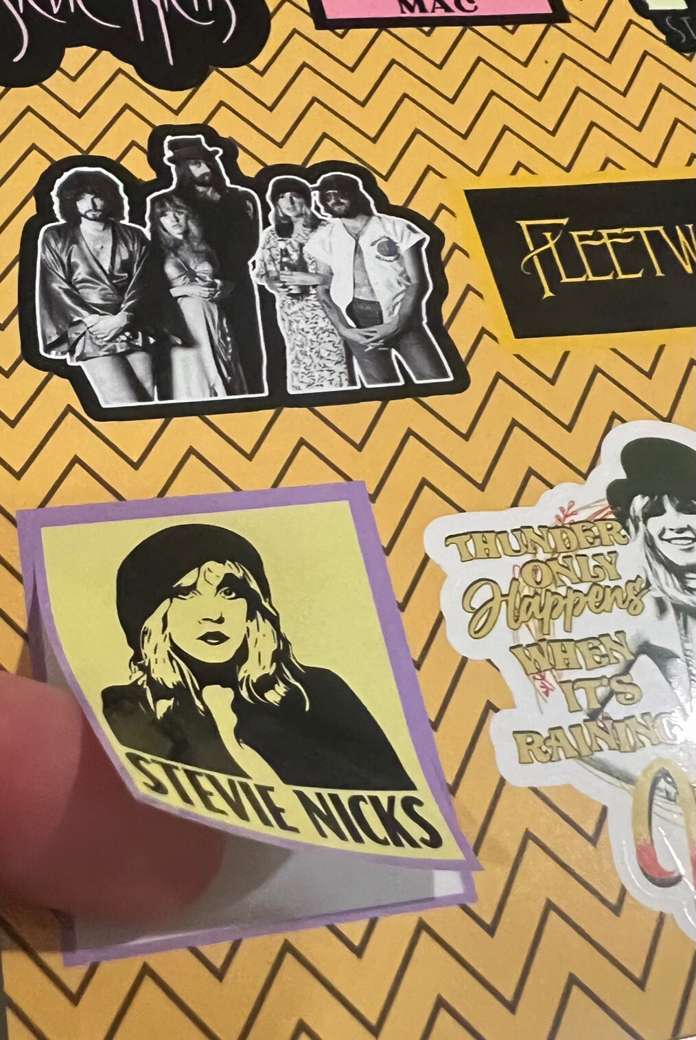 Fleewood Mac Sticker – Rumours Dreams Stevie Nicks – Sticker Sheet Pack