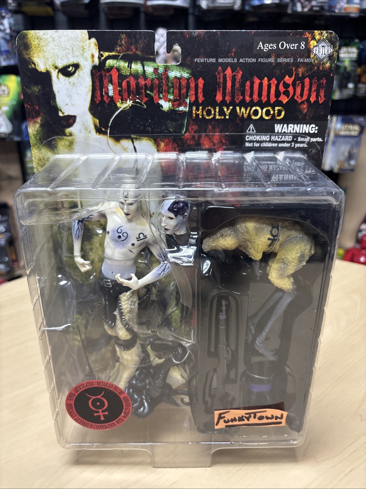 Marilyn Manson Holywood – Art Storm Fewture Models Action Figure Toy – Rare