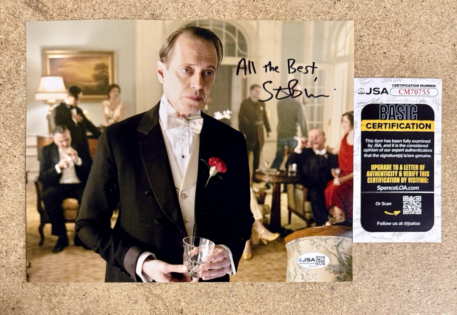Steve Buscemi Signed Enoch “Nucky” Thompson Boardwalk Empire 8×10 Photo JSA COA