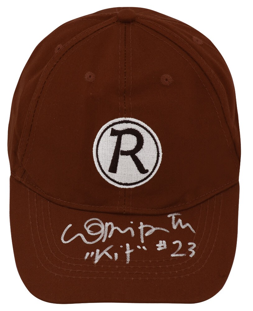 Lori Petty Signed Racine Belles Brown Women’s Baseball Hat w/Kit -(SCHWARTZ COA)
