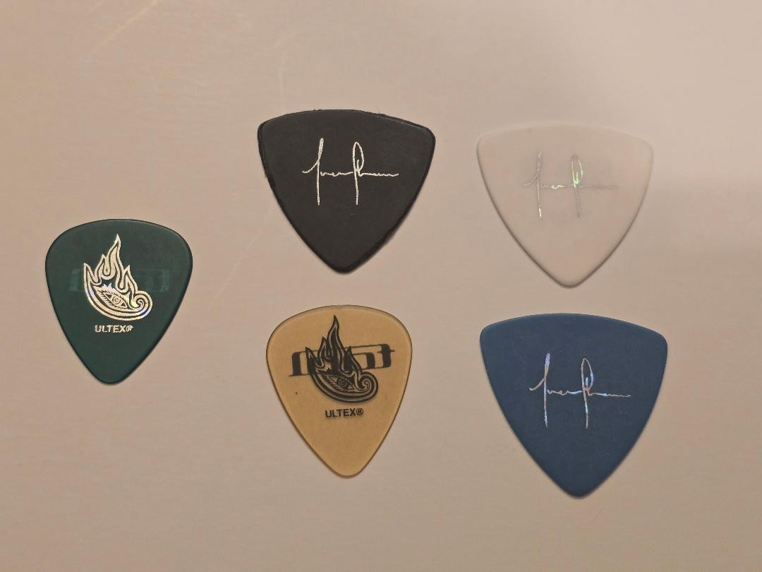 Tool Guitar Pick Set – x5 Justin Chancellor & Adam Jones Rare Set. Ships ASAP!