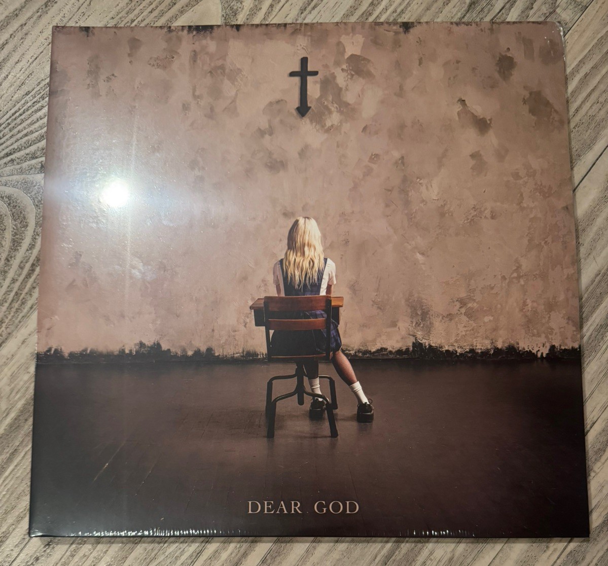 AUTOGRAPHED Dear God (Cream Vinyl) – The Pretty Reckless SIGNED Taylor Momsen