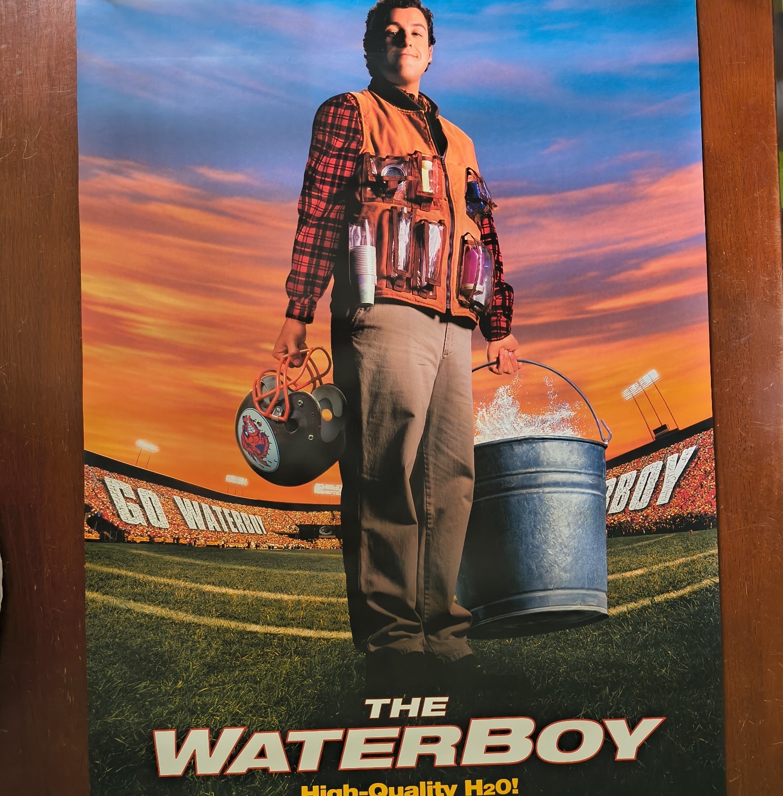 The Waterboy Video Store Poster 40×26 Adam Sandler Touchstone Home Video DVD