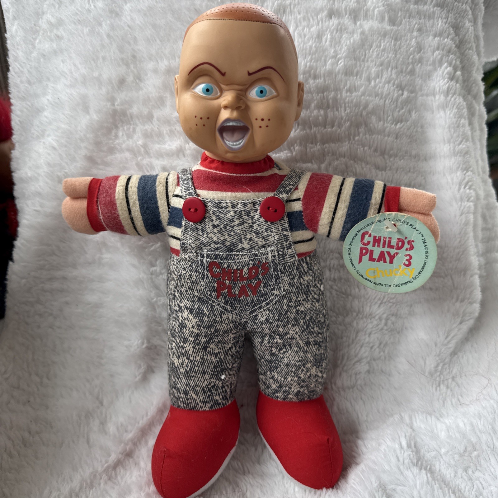Vintage Chucky Doll Child’s Play 3 Promo 12” Universal City Studios 1993 No Hair