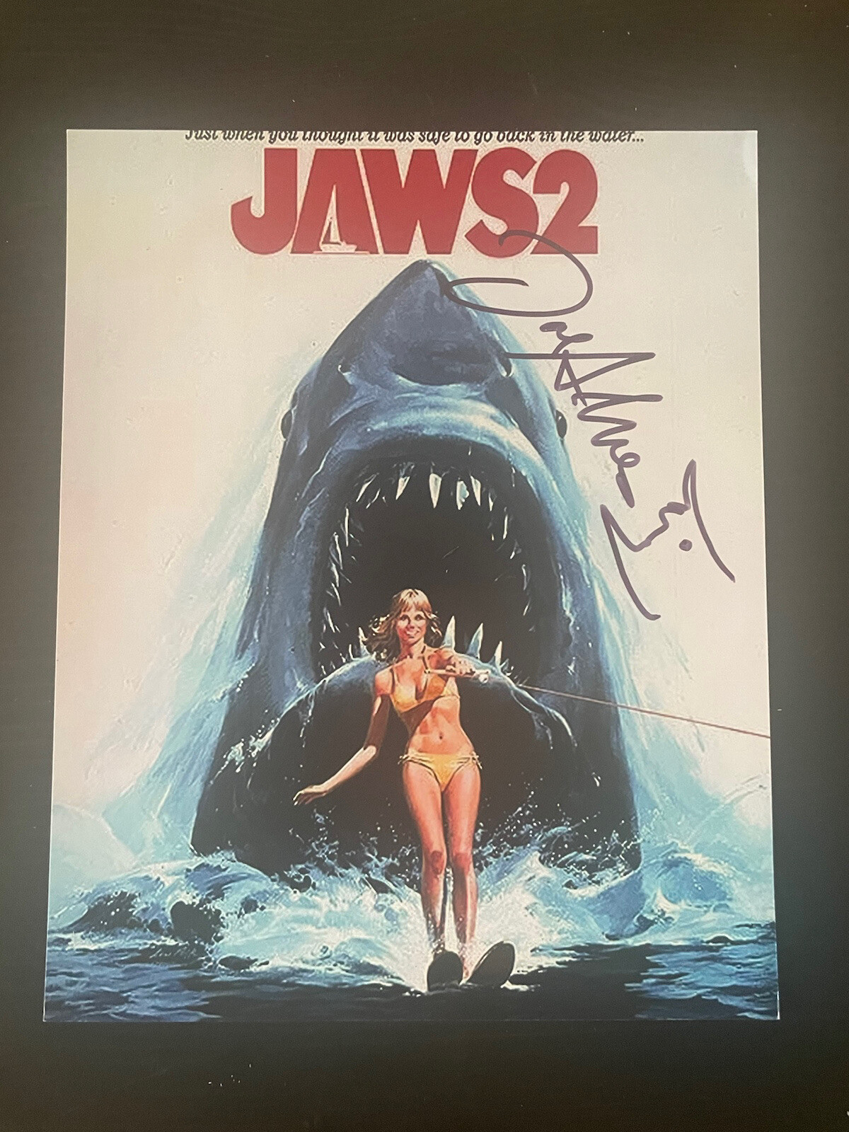 JOE ALVES signed 8×10 Photo JAWS MOVIE SHARK DESIGNER Autographed