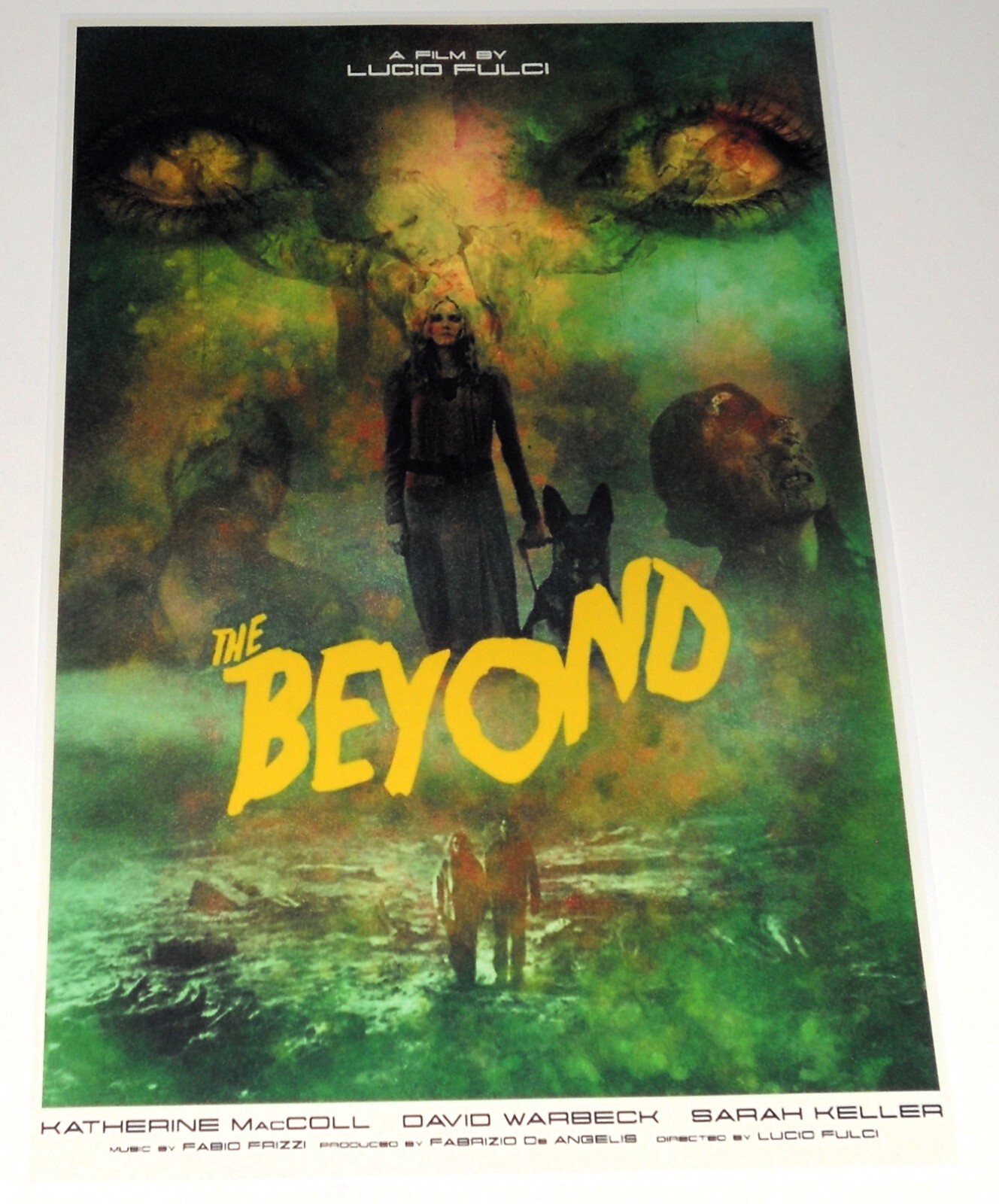 The Beyond 1981 Italian Horror Lucio Fulci Cult Alternate Poster 19″x13″ Giallo