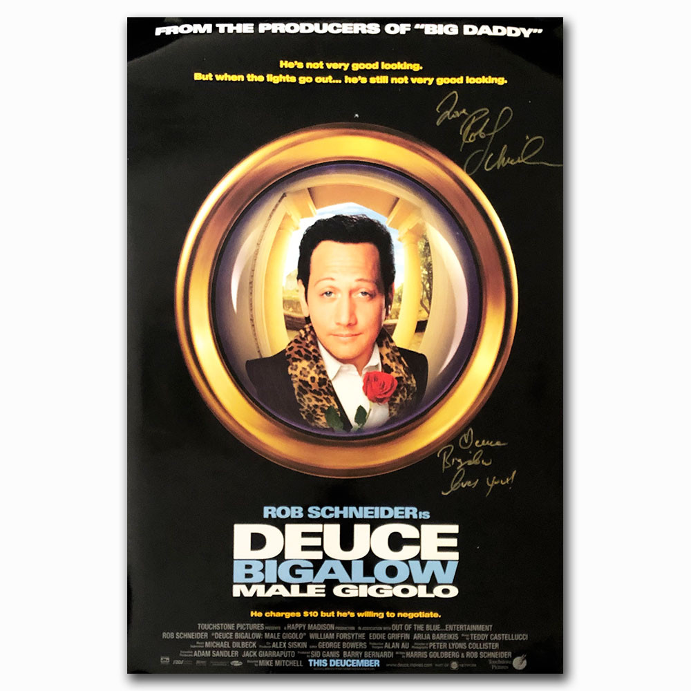 Rob Schneider Autographed Deuce Bigalow: Male Gigolo 26.5X38.5″ Poster