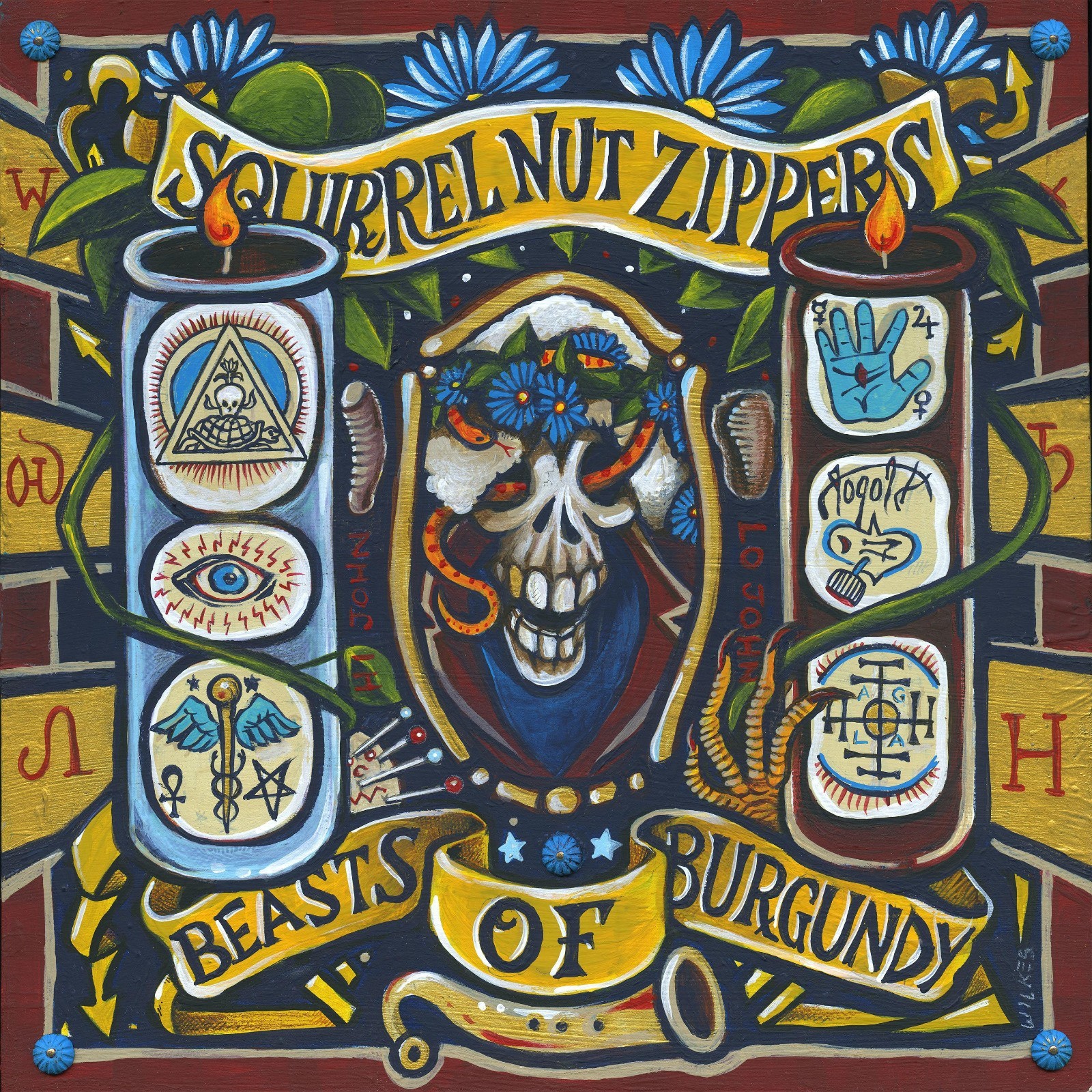 SQUIRREL NUT ZIPPERS Beasts of Burgundy Music Album Cover Poster Print Replica