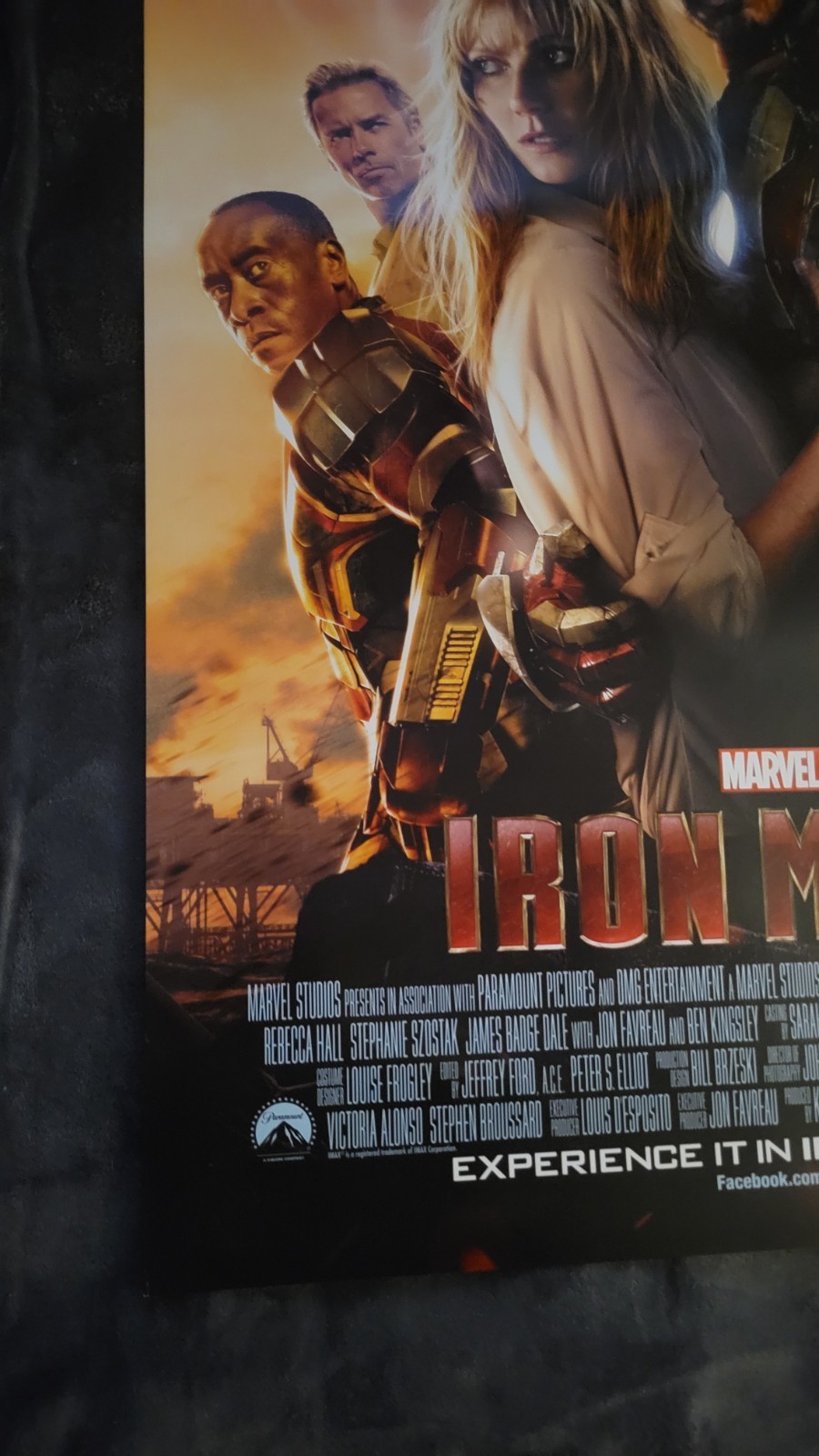 Iron-Man 3 Final 27×40 DS Original Movie Poster Double sided MINT Avengers