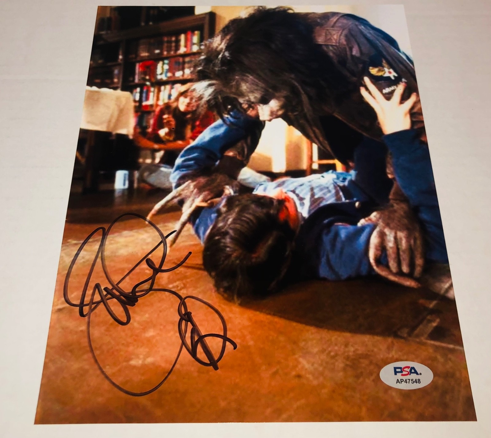 Jon Gries Louie Fright Night Part 2 II Signed 8×10 Phoot PSA RARE A