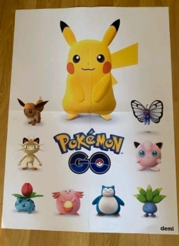 Pokemon Go Finnish Finland Magazine Poster 53×38 Cm