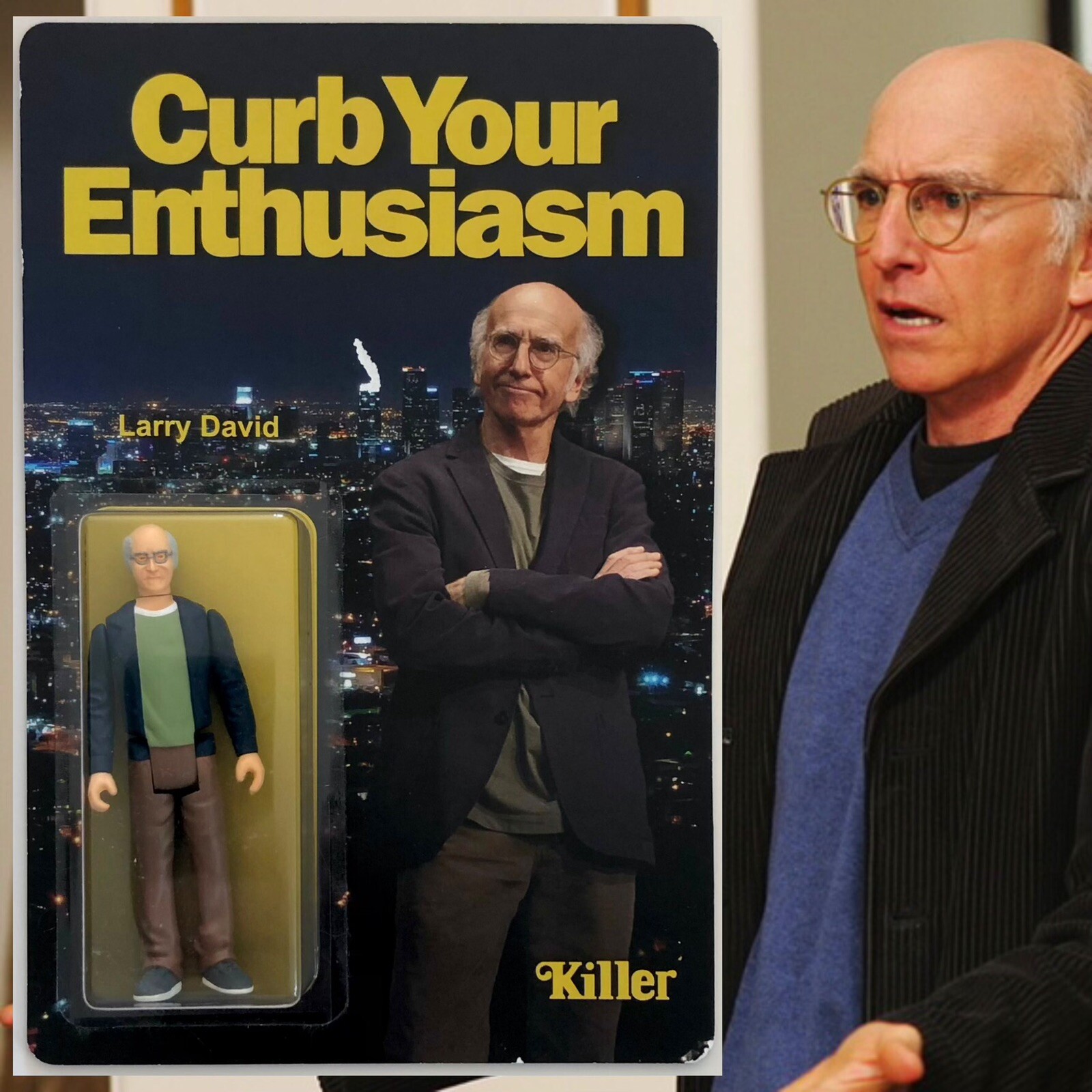 Killer Bootlegs Curb Your Enthusiasm Larry David custom figure 42/60 2019 MOC