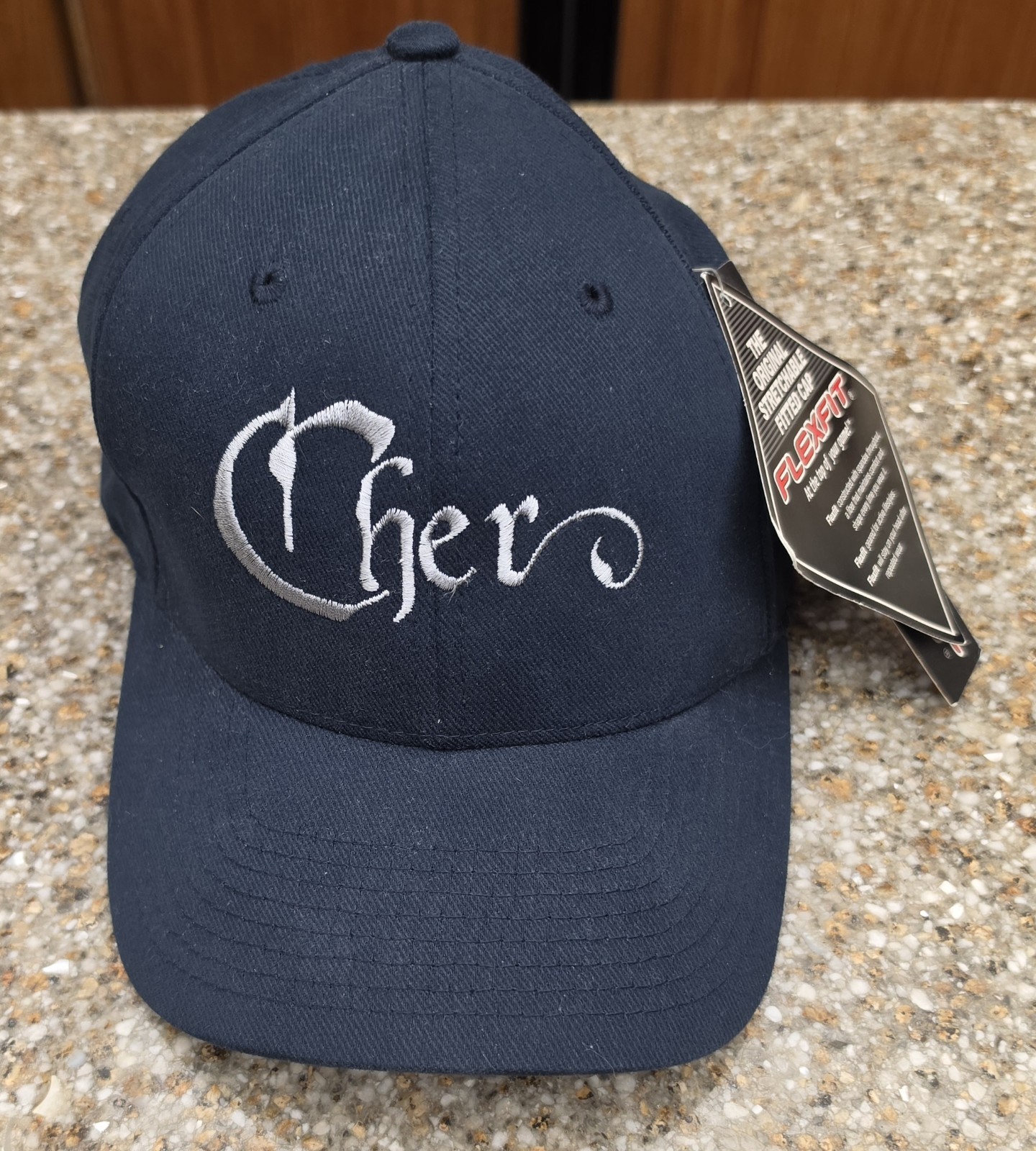 NWT Cher Living Proof Farewell Tour 2002 Hat Flexfit Embroidered Concert Cap SM