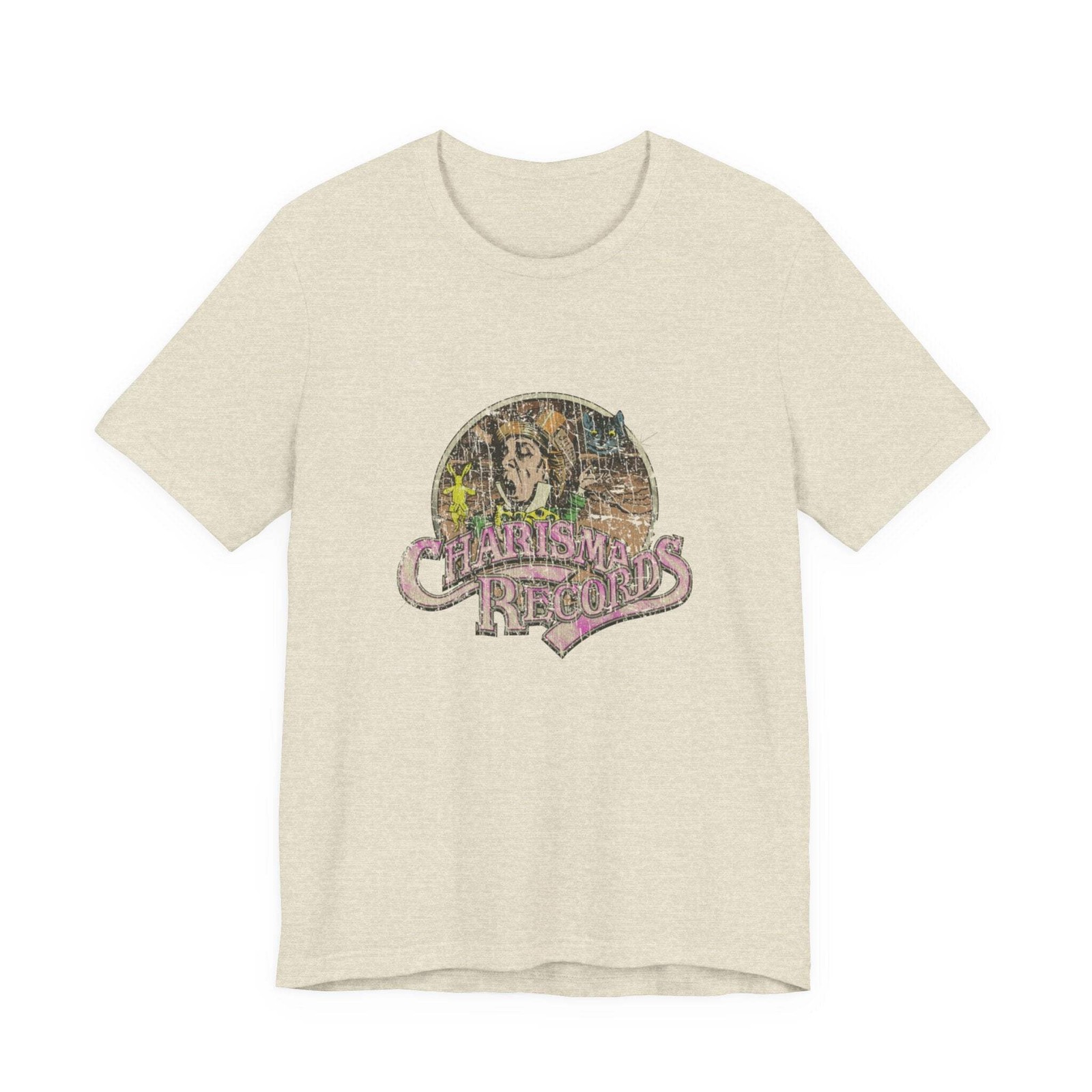 Vintage Charisma Records Label Logo Unisex Jersey Short Sleeve T-Shirt