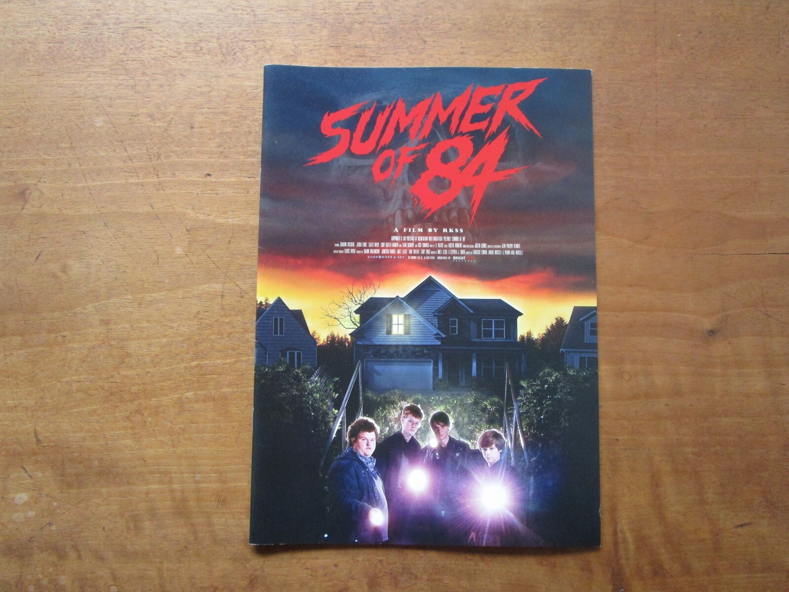 Film “Summer of 84” RKSS Graham Verchere Judah Lewis Movie Program Japanese