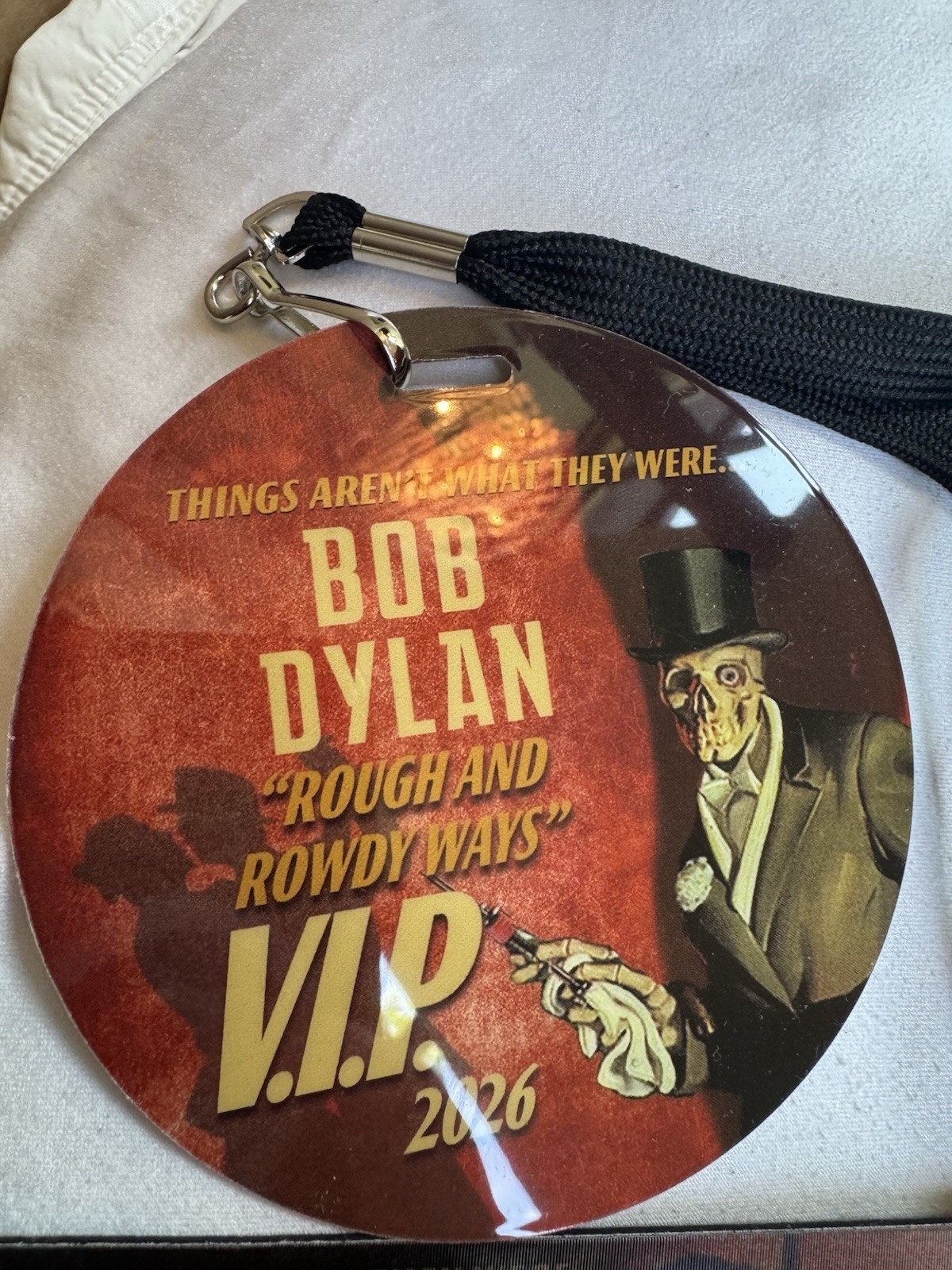 BOB DYLAN ROUGH & ROWDY WAYS VIP Box-ALBUM WALL CLOCK & VIP PASS & Magnet Sealed