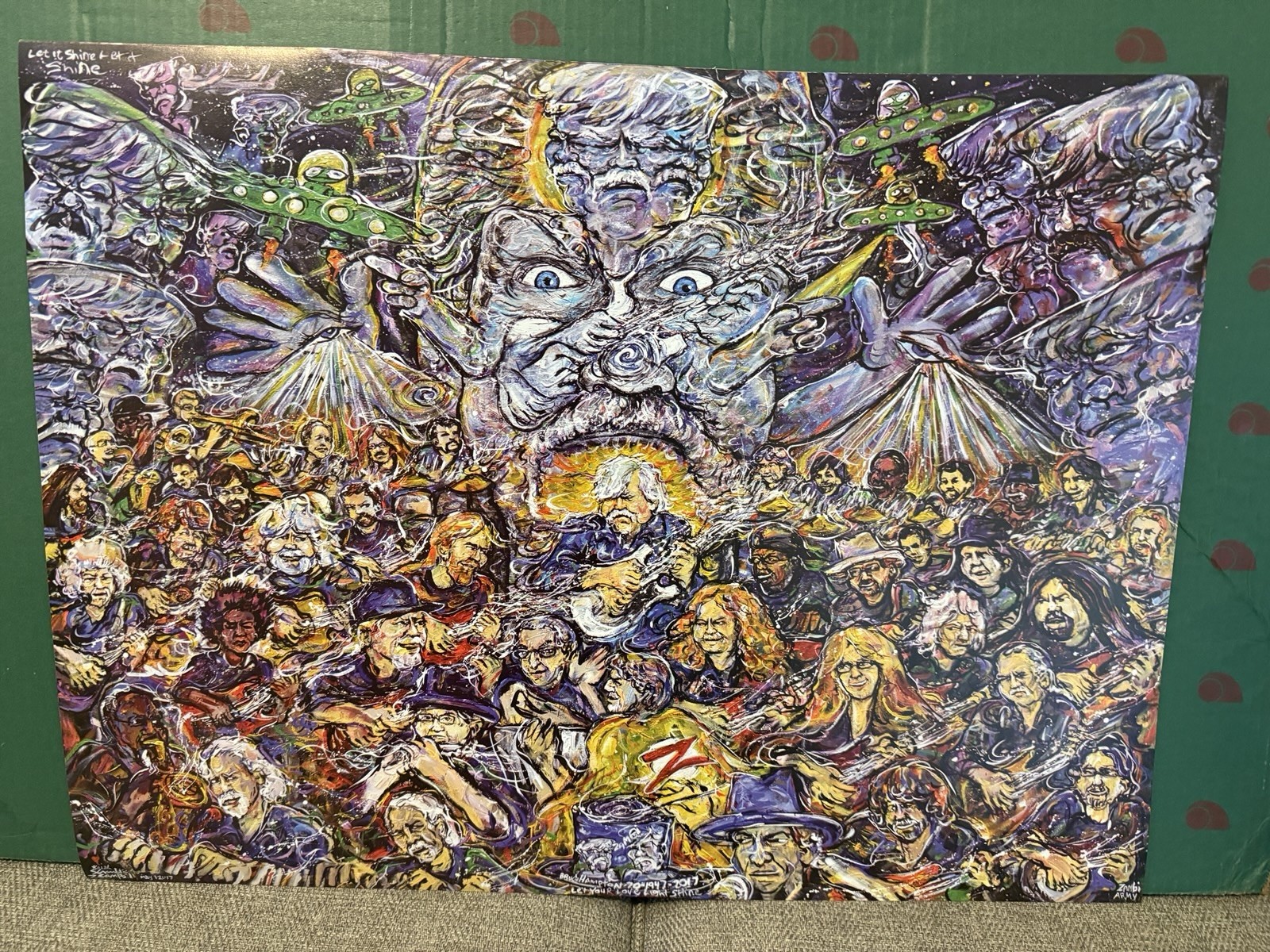 Scramble Campbell Col. Bruce Hampton Poster Let Your Lovelight Shine 2017 18X26