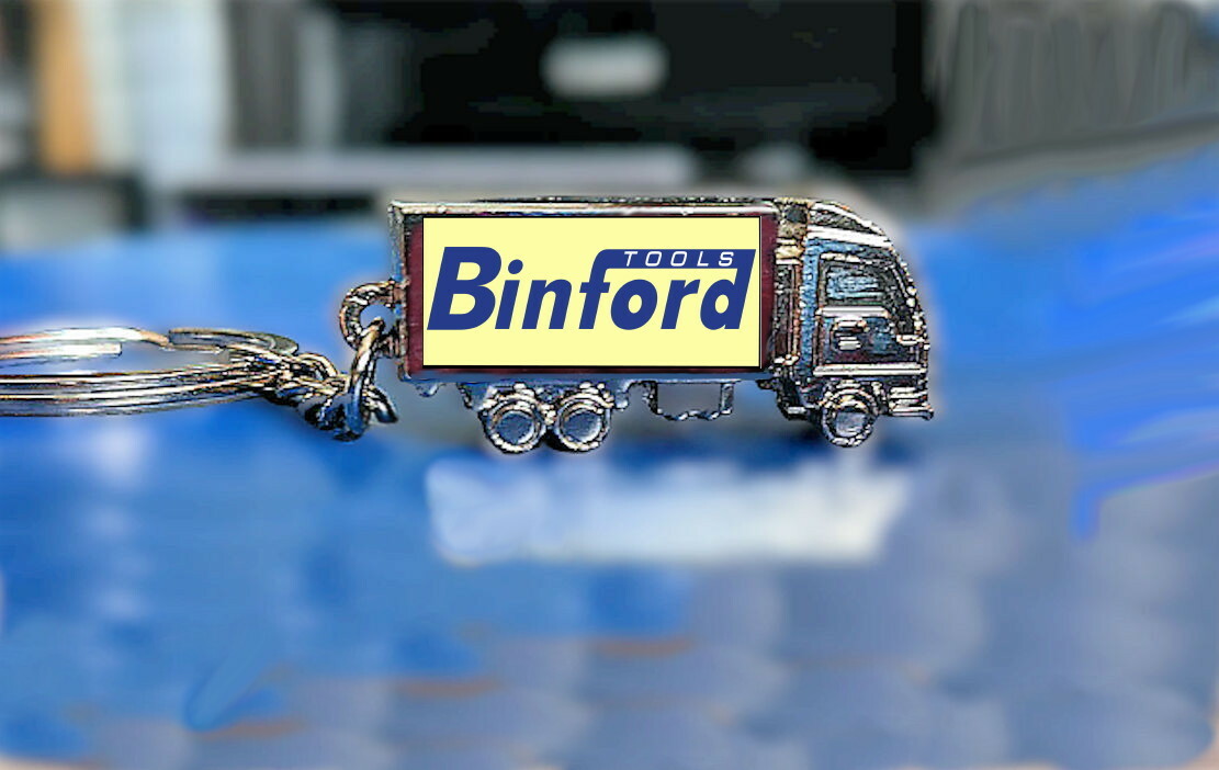 Home Improvement Toy Story Tim Allen Binford Tools Truck Metal Keychain Keyring