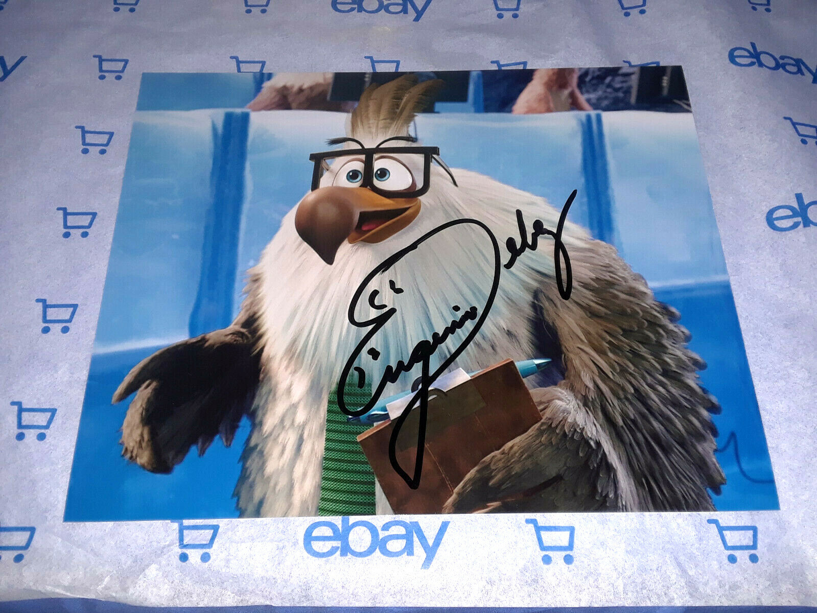 EUGENIO DERBEZ THE ANGRY BIRDS 2 GLENN AUTOGRAPHED SIGNED 8X10 PHOTO W/COA