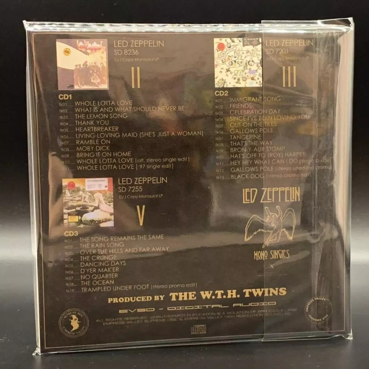 Led Zeppelin Zeppelin’S Secret Mono Album 3Cd Box Set Empress Valley Supreme