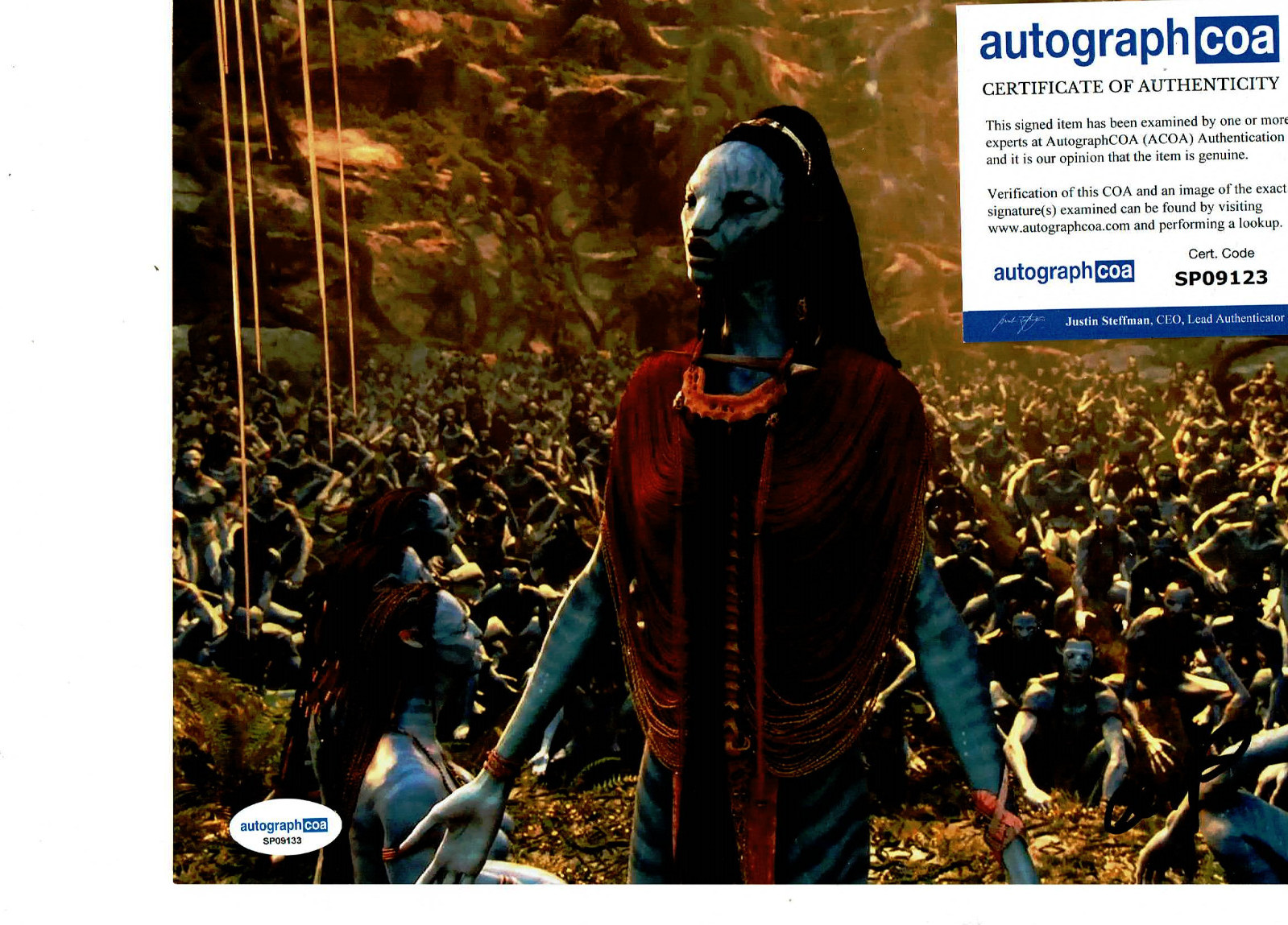 Avatar CCH Pounder autographed 8×10 great color Photo Certified