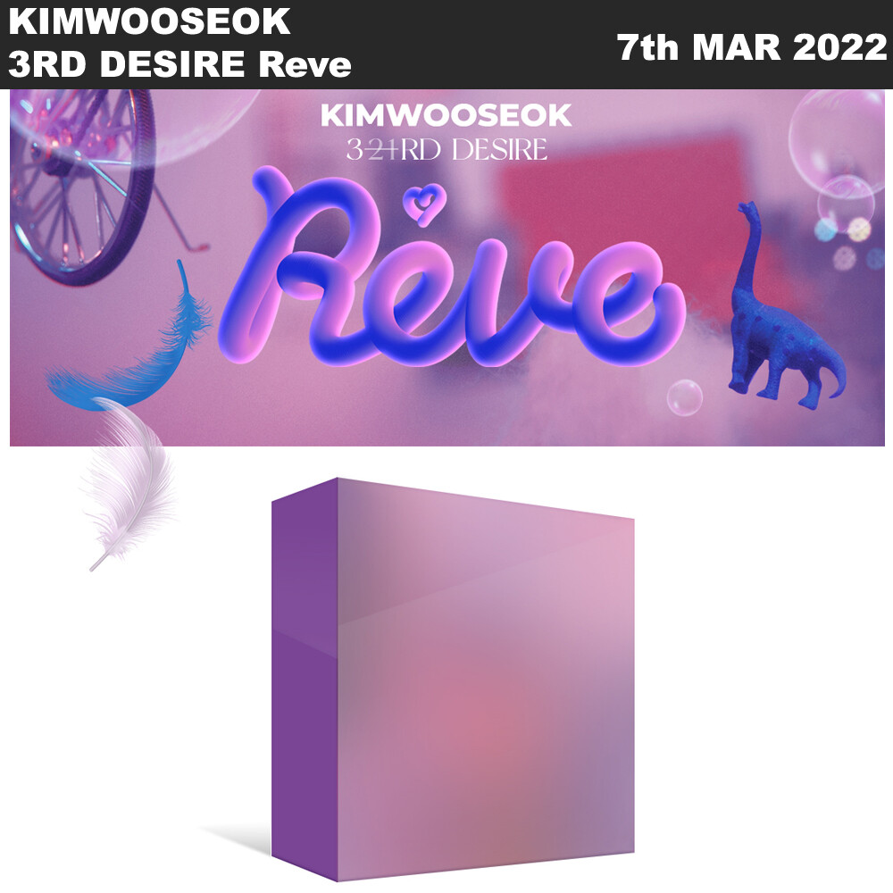 KIMWOOSEOK 3RD DESIRE Reve KHINO Ver KIT+Photocard+Etc+Tracking Number