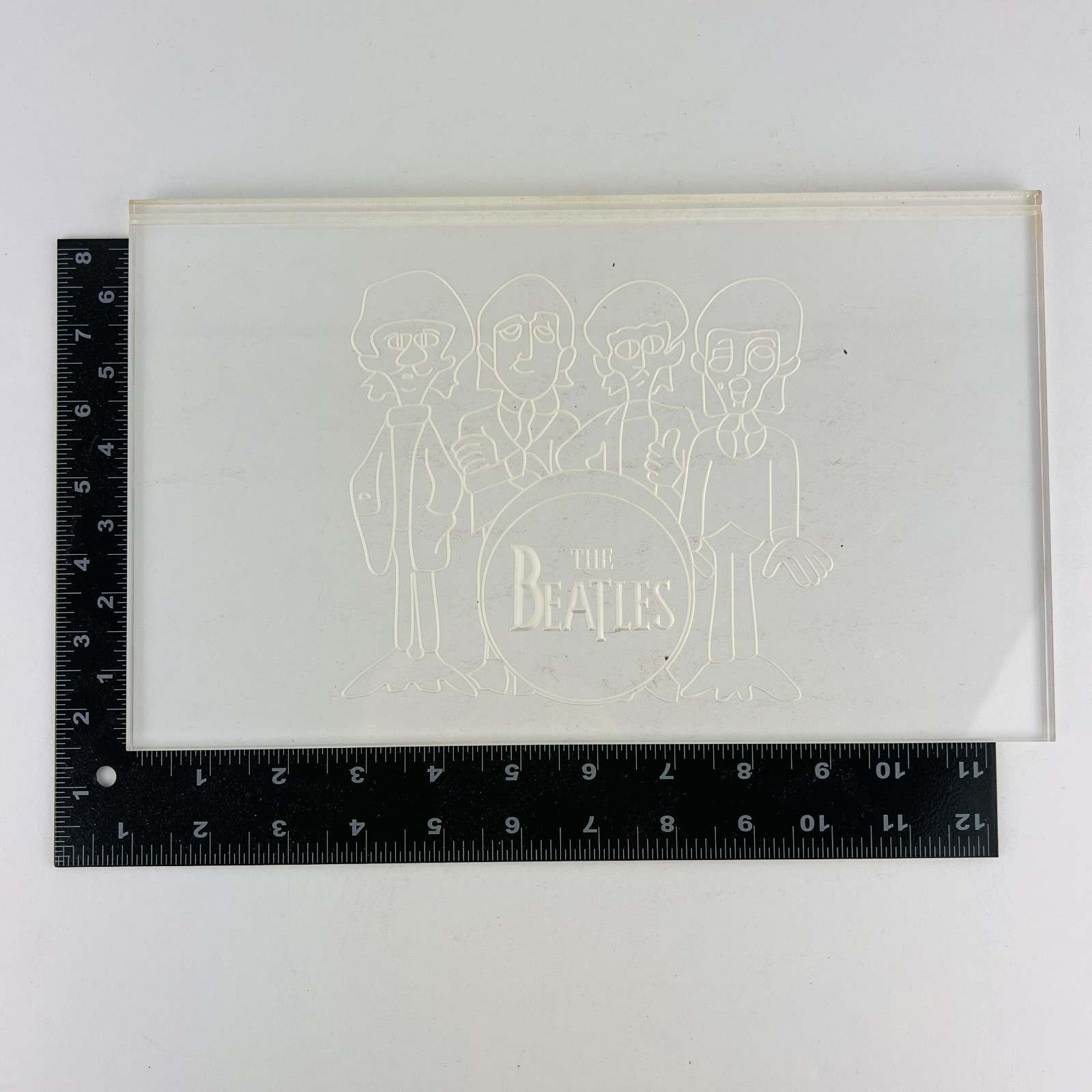 The Beatles Rectangular Plexi-Glass Plate