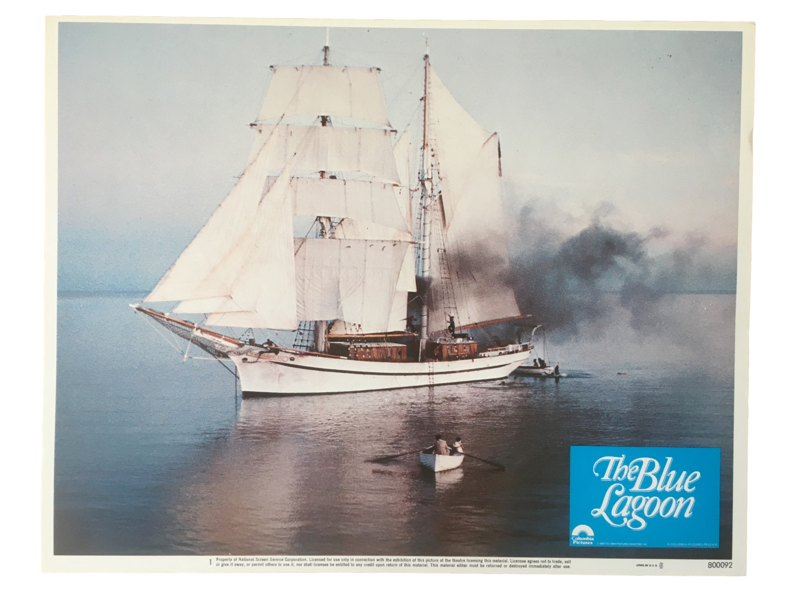 “The Blue Lagoon” Original 11×14 Authentic Lobby Card Photo Poster 1980 #3
