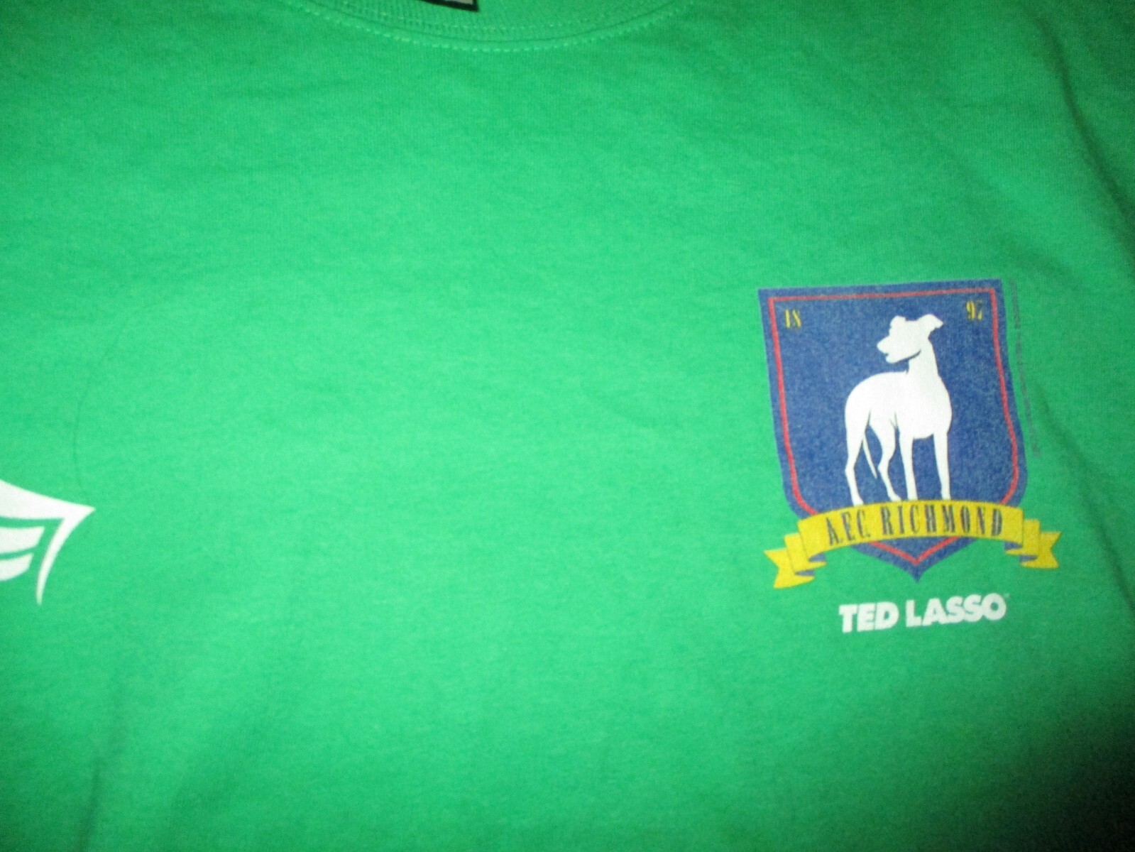 Green AFC RICHMOND Crest Long Sleeve T Shirt XL Ted Lasso