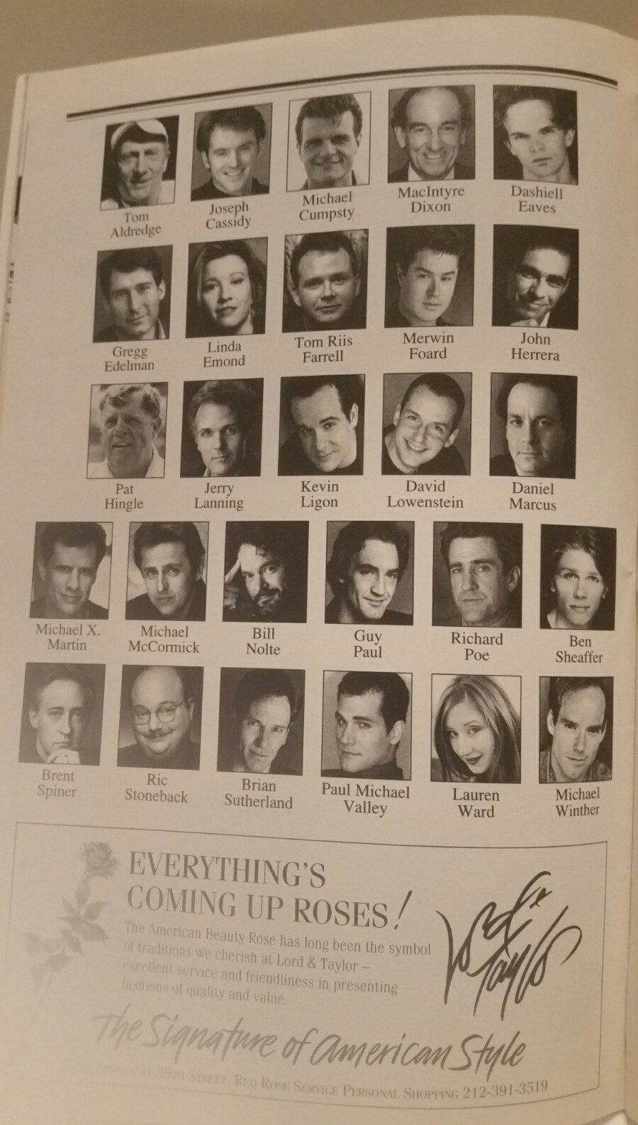 1776 Playbill from the Criterion Center Stage Right Theater Sep 1997 Pat Hingle