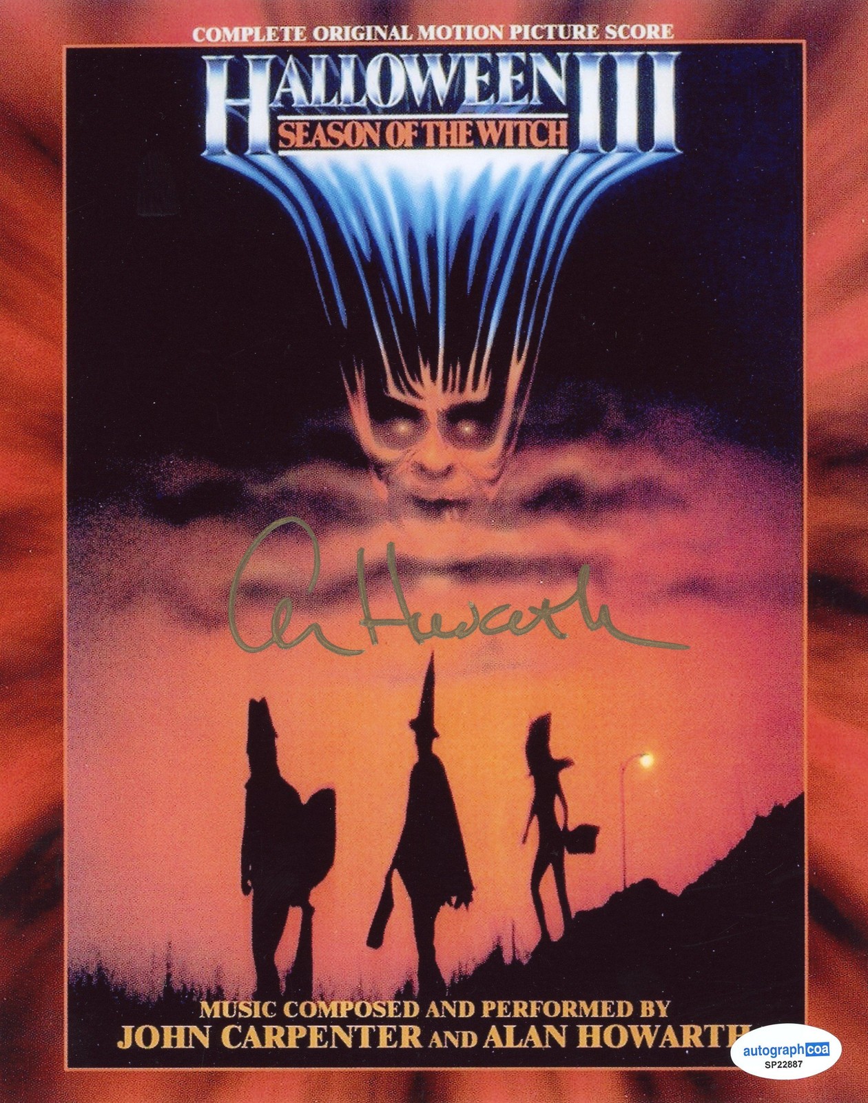 Alan Howarth “Halloween III: Season of the Witch” Composer SIGNED 8×10 Photo