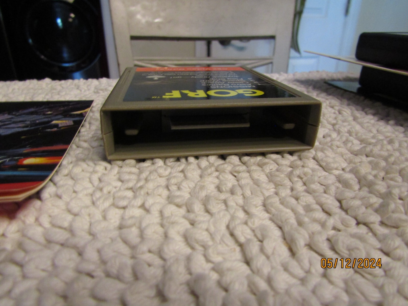 Vintage CBS Games Atari Gorf Game Program Cartridge M8776 w Instructions 1981