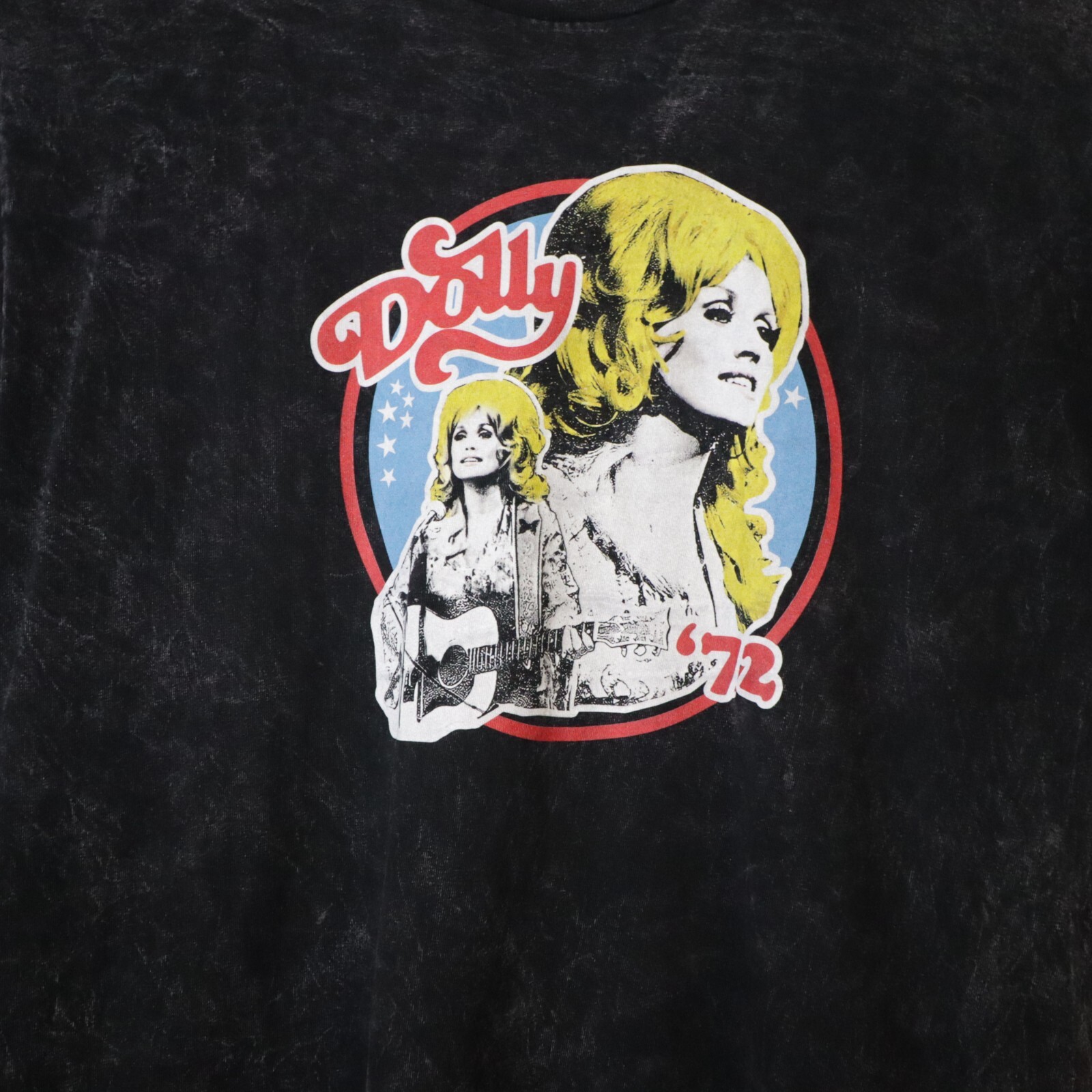 Dolly Parton Sweatshirt Concert Tour ‘72 XL Black Ring Spun Rare